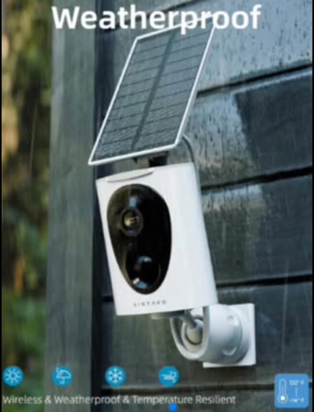 2K Security solar Cameras Wireless Outdoor image indicator(4)
