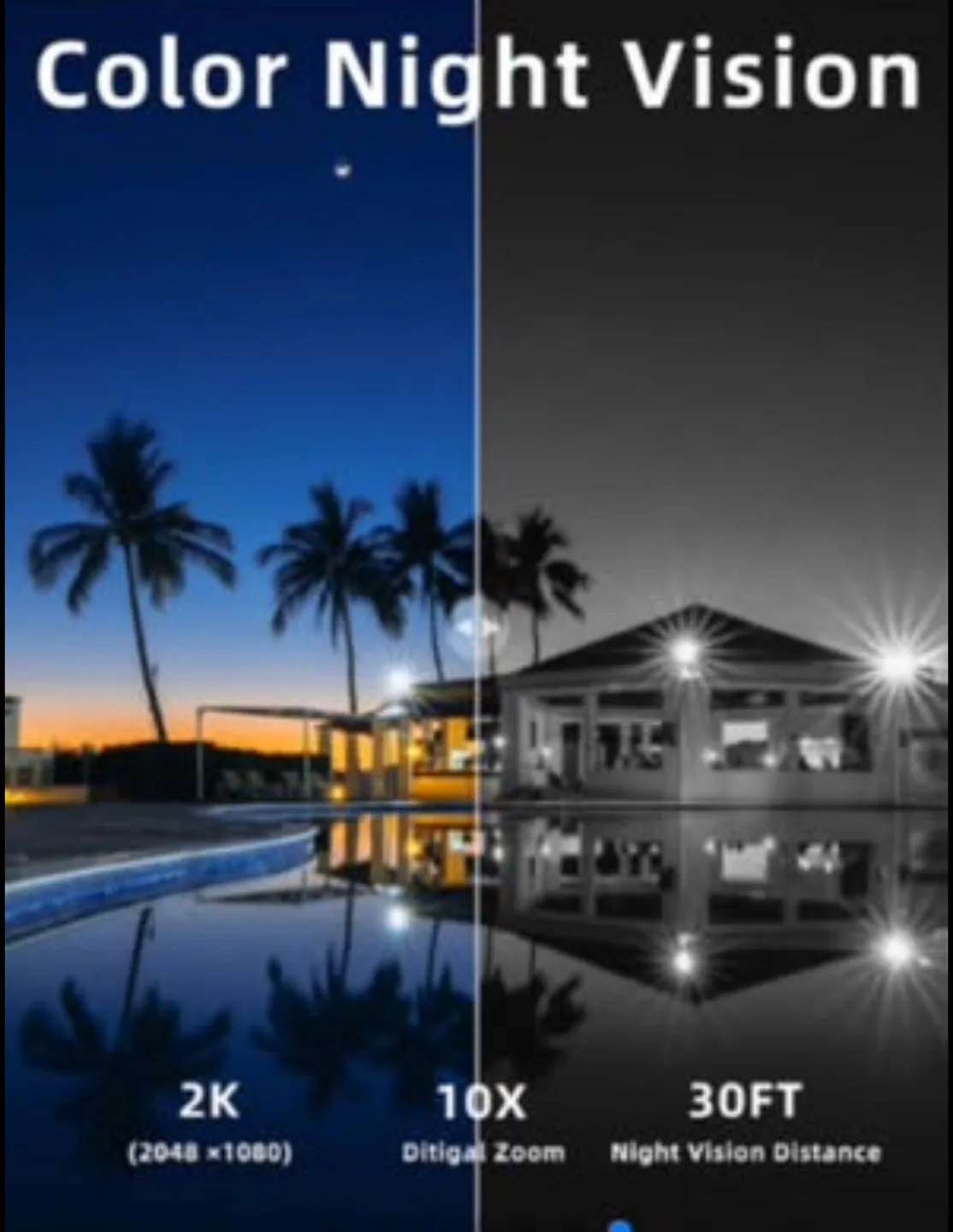 2K Security solar Cameras Wireless Outdoor image indicator(2)