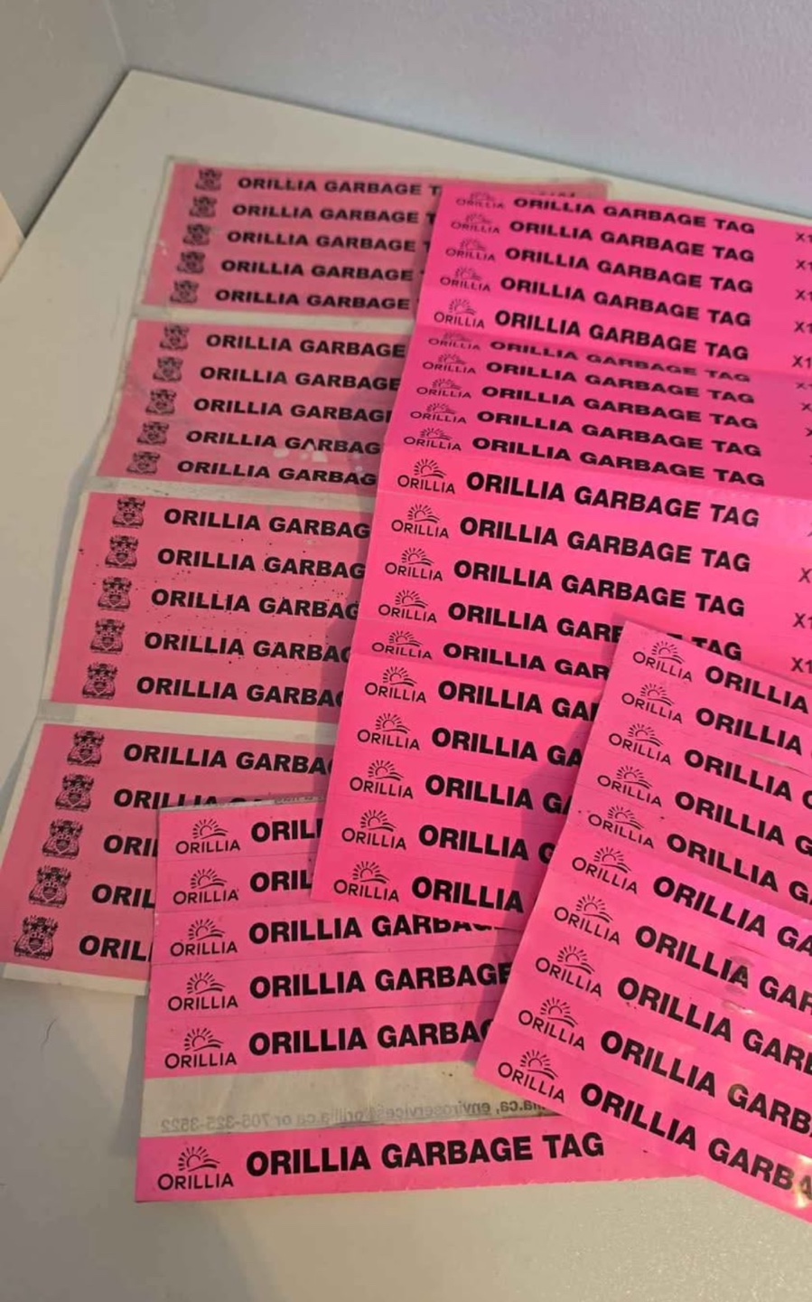 Bulk Orillia Garbage Tags