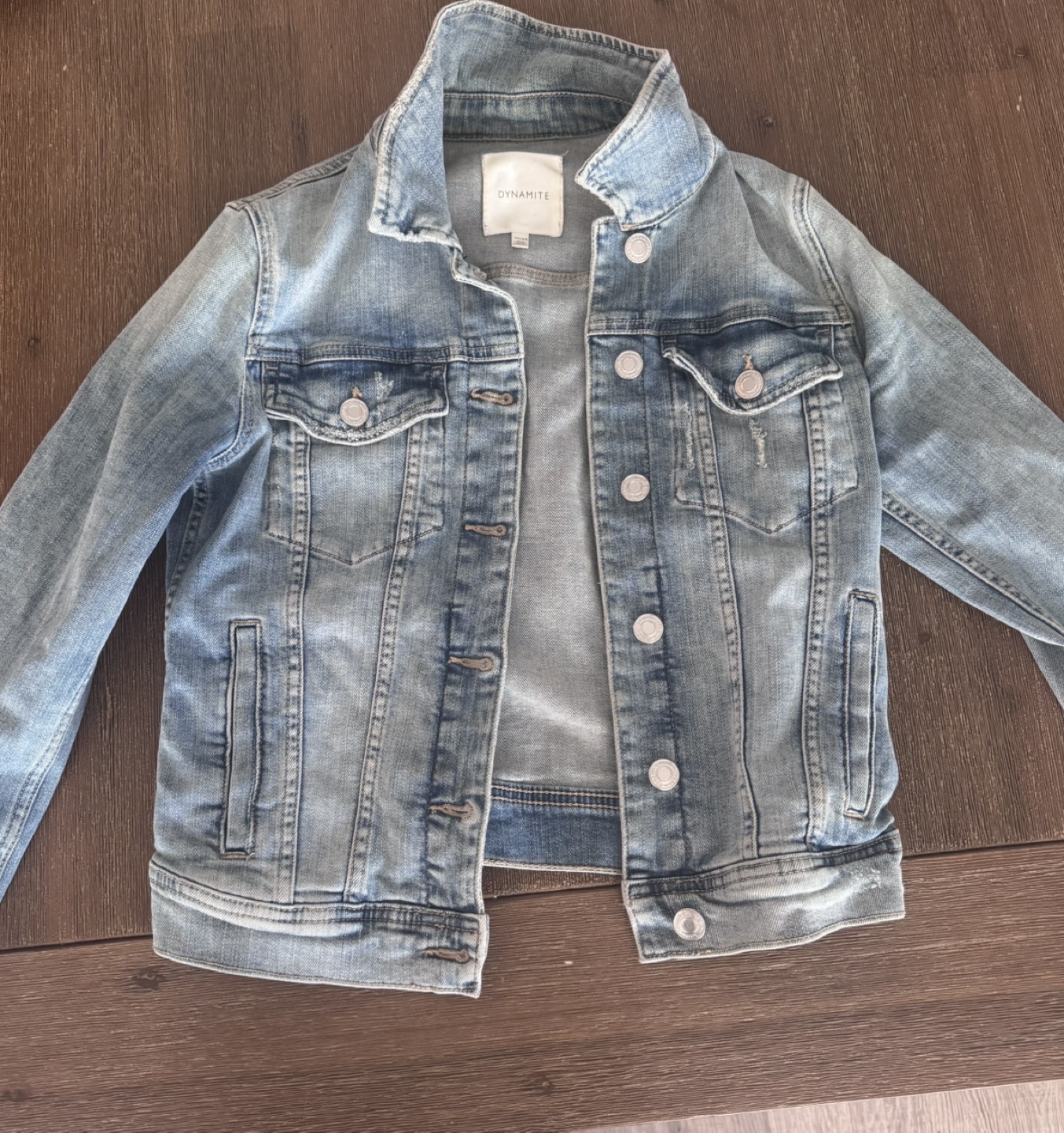 Dynamite Light Wash Denim Jacket - Size XS