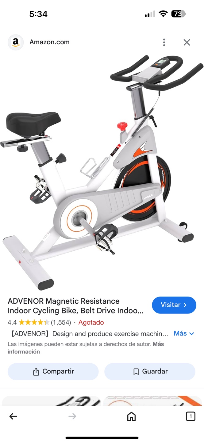 ADVENOR Magnetic Resistance Indoor Cycling Bike - photo 2