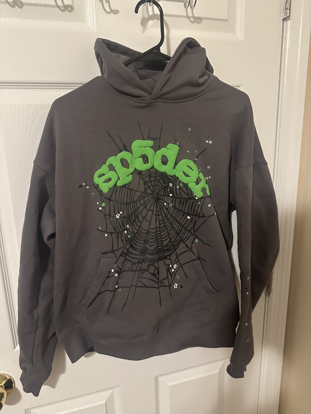 Spider Hoodie Gray Sz M