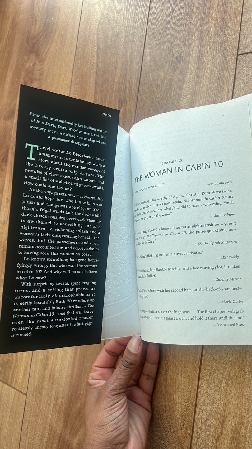 The Woman in Cabin 10 by Ruth Ware #freecycle - photo 3