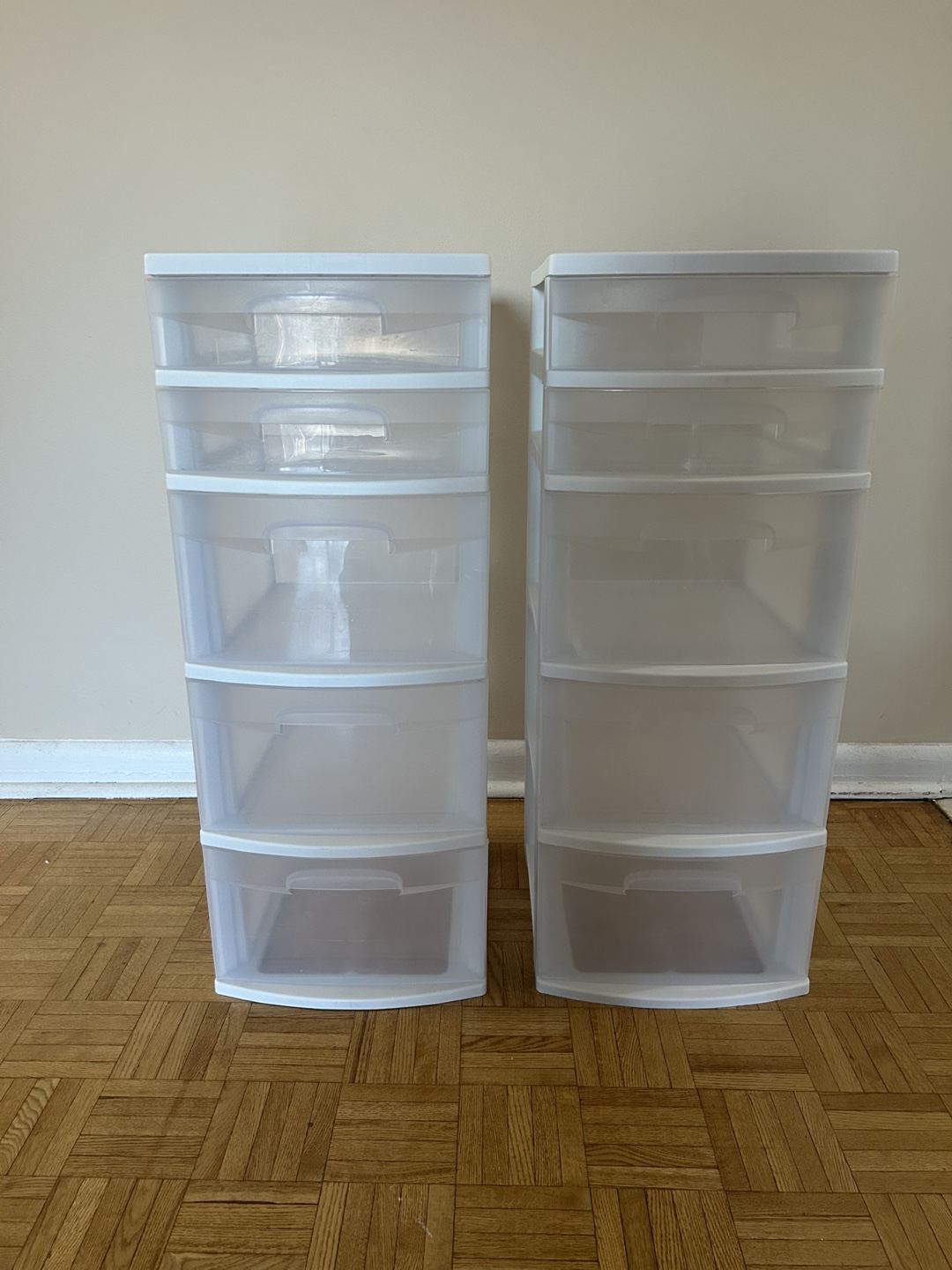 Sterilite 5 Drawer White Tower, 1 unit