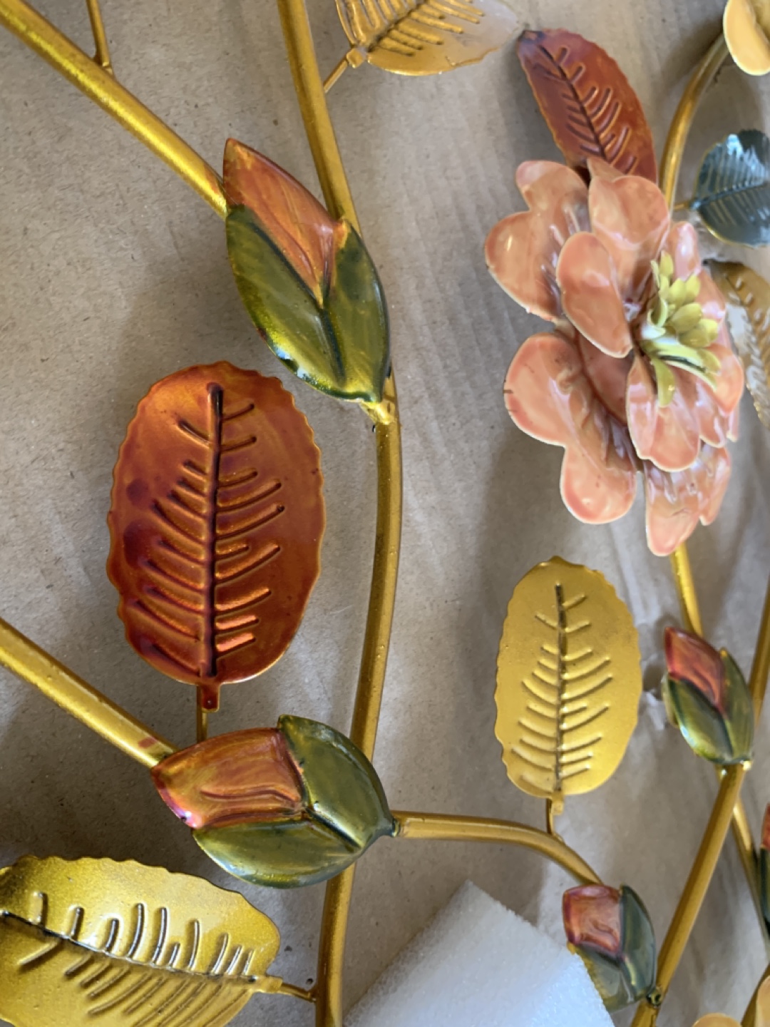 Indoor/outdoor Large Metal Flower Wall Decor - photo 4