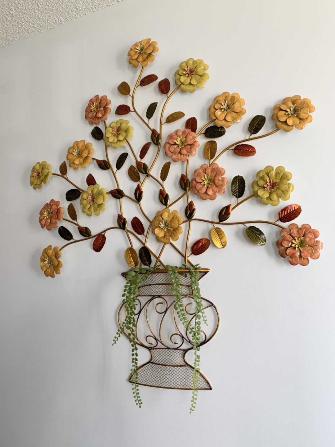Indoor/outdoor Large Metal Flower Wall Decor - photo 5
