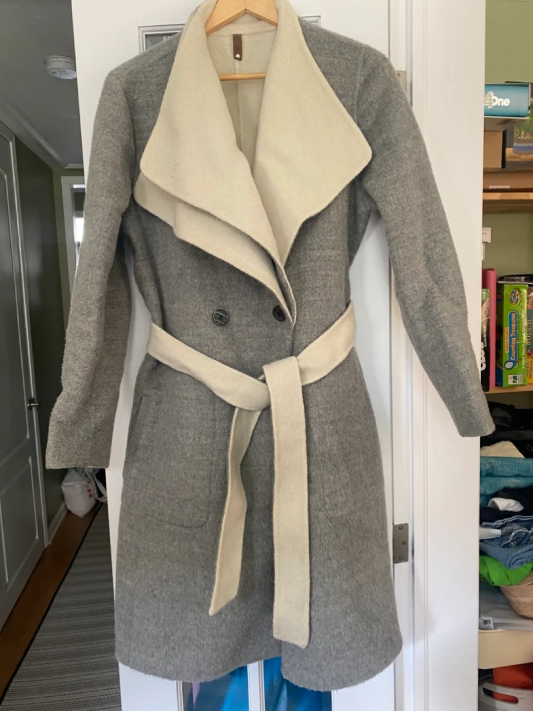 Mackage Iza Belted Double Wrap Coat image indicator(2)