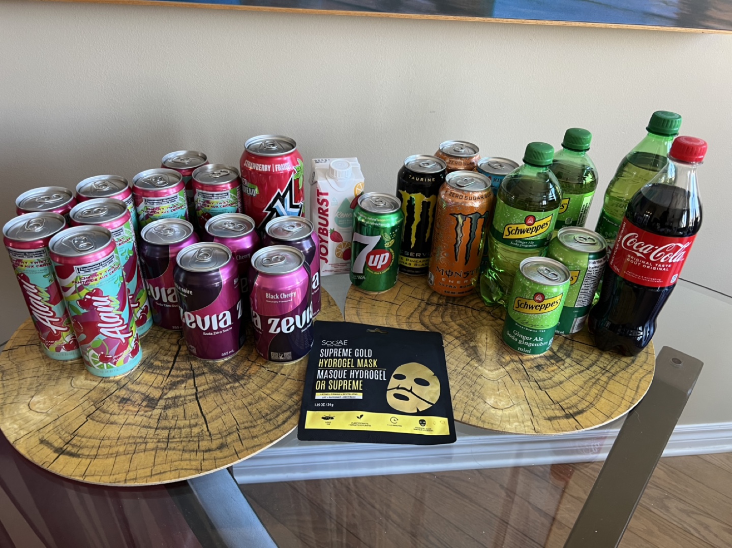 Assorted Drinks & Face Mask Bundle