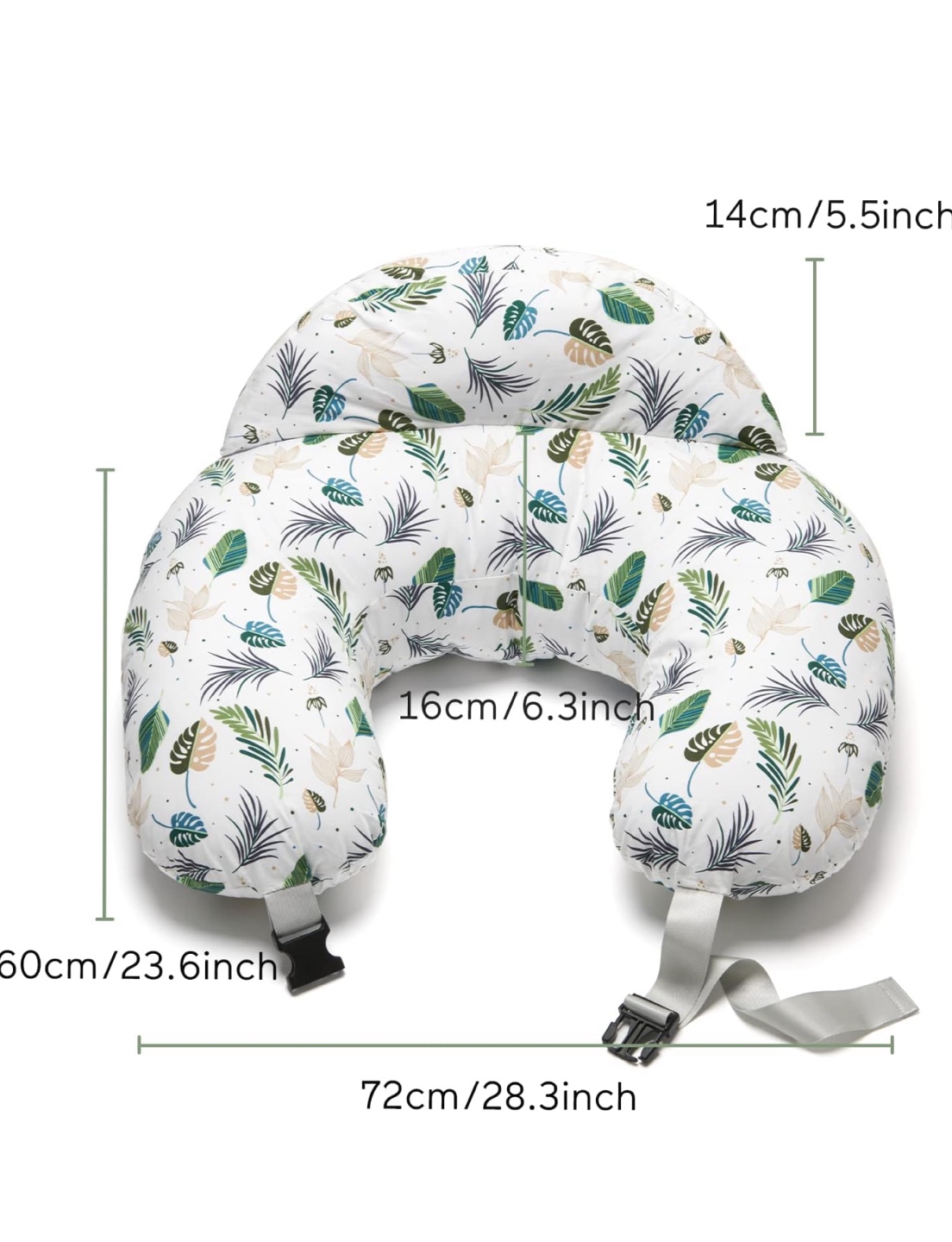 Momcozy Nursing Pillow - Tropical Leaf Print - photo 3