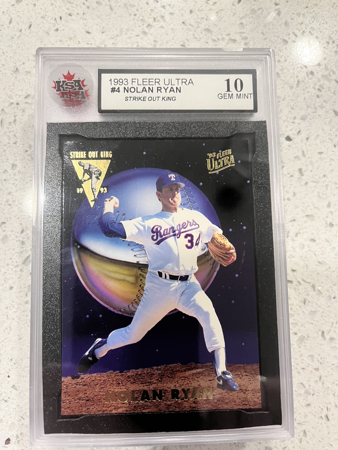 1993 Fleer Ultra #4 Nolan Ryan Baseball Card - Gem Mint 10
