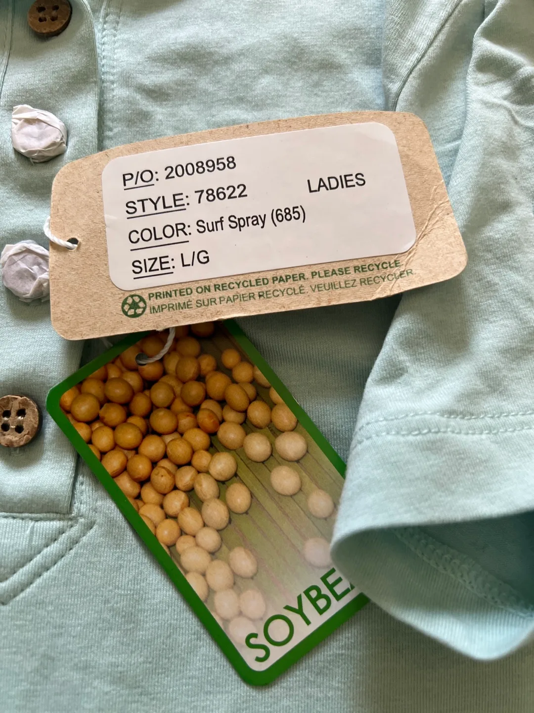 North End Sport Eco-Friendly Women's Polo Shirt - Size Large image indicator(5)