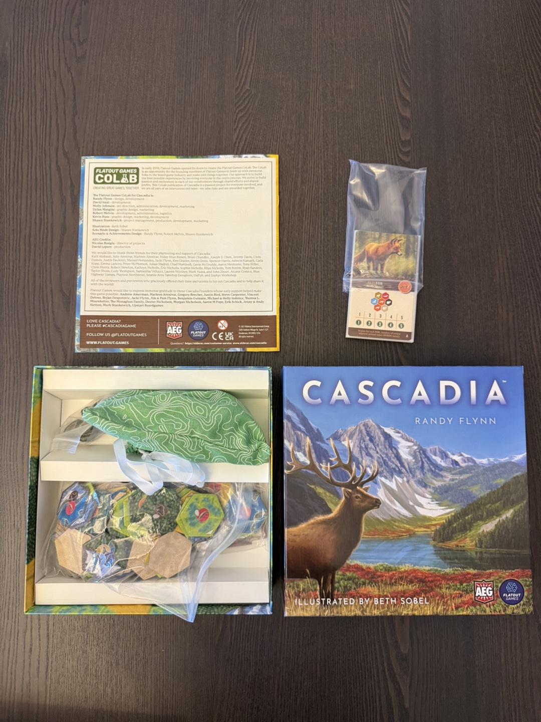Cascadia Board Game - Complete & New