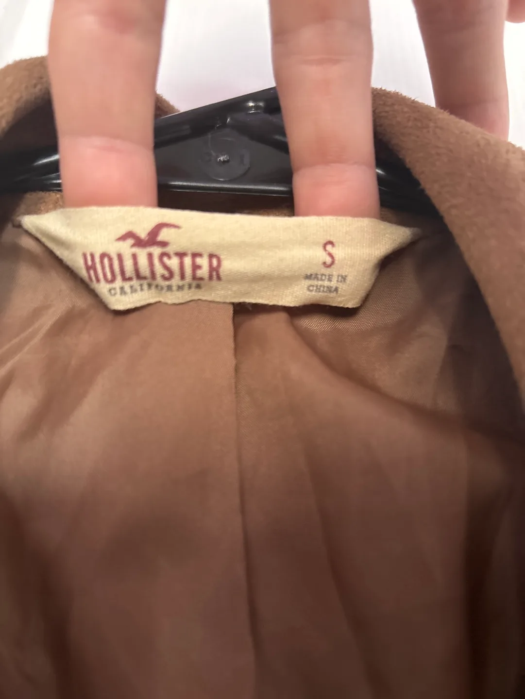 Hollister Brown Suede Fringe Jacket - Size Small image indicator(3)