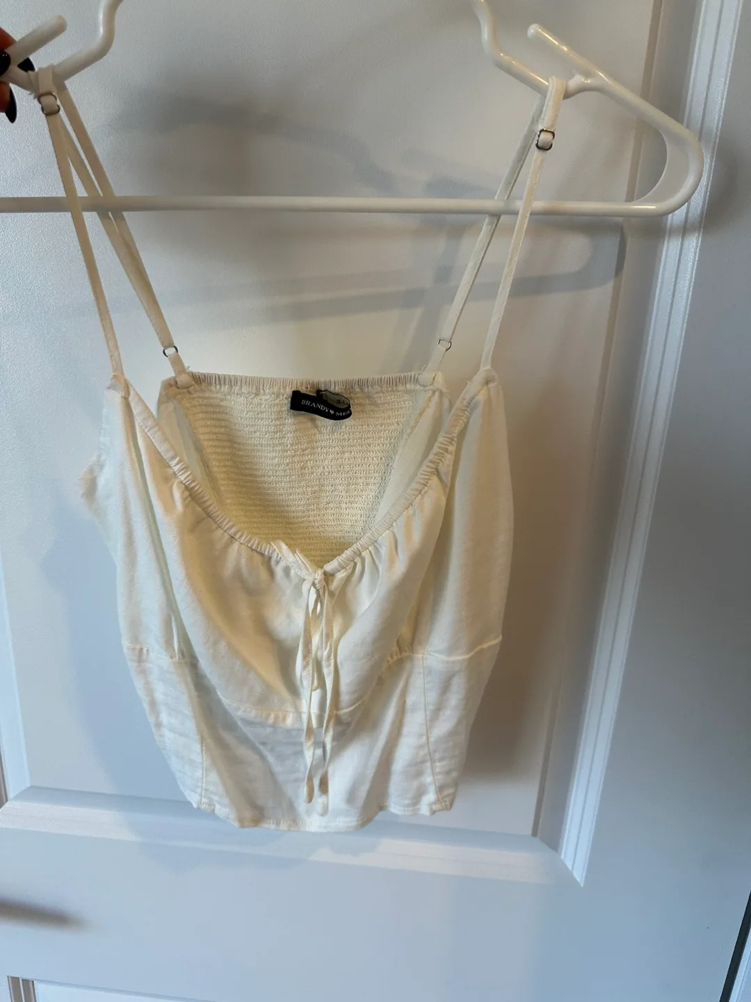 Brandy Melville White Crop Top thumbnail