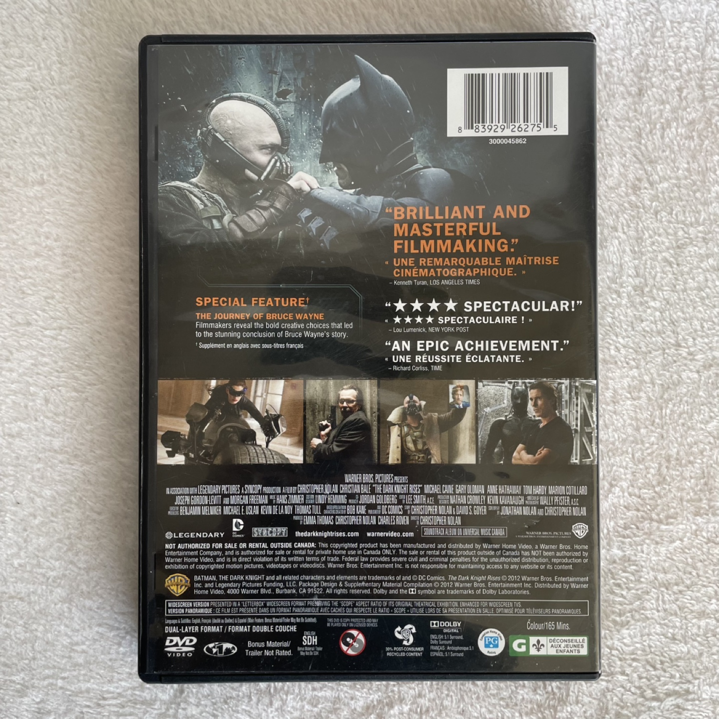 The Dark Knight Rises DVD - photo 2