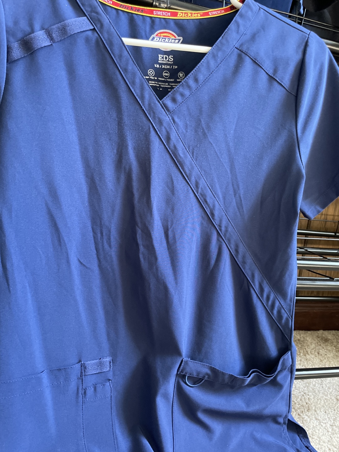 # free cycle Dickies EDS Essentials Navy Blue Scrub Top XS