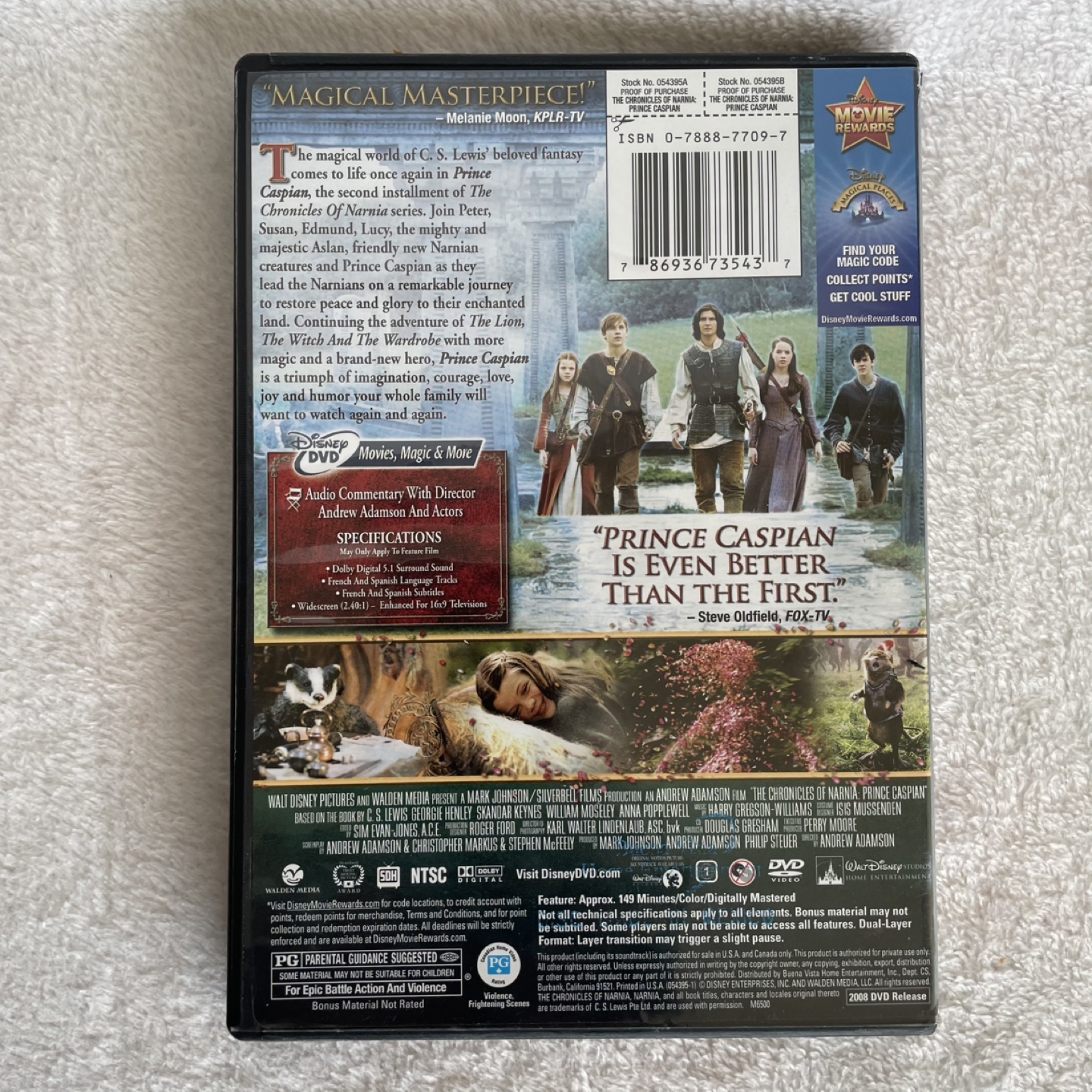 The Chronicles of Narnia: Prince Caspian DVD - photo 2