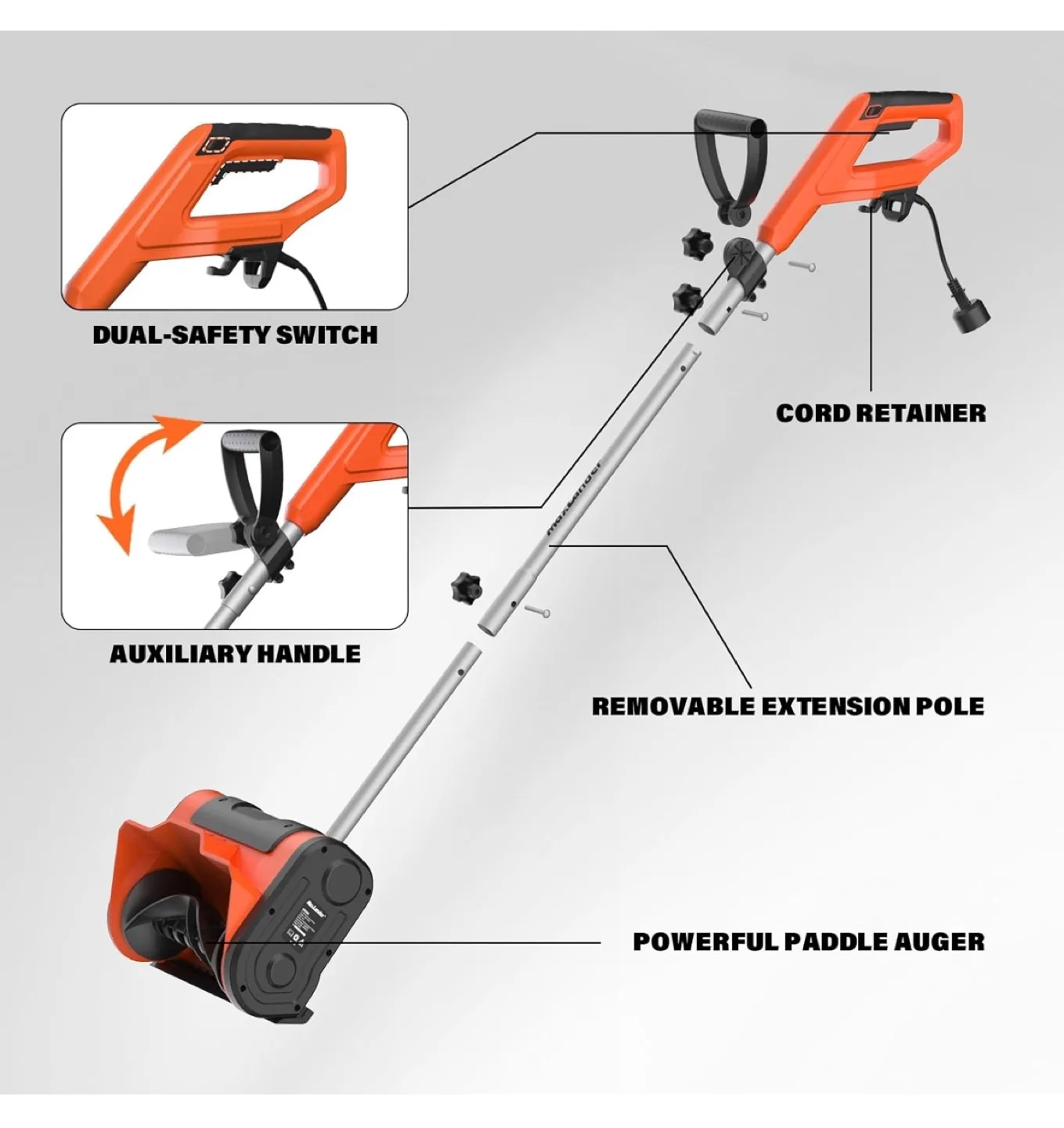 New pack Electric Snow Shovel image indicator(7)