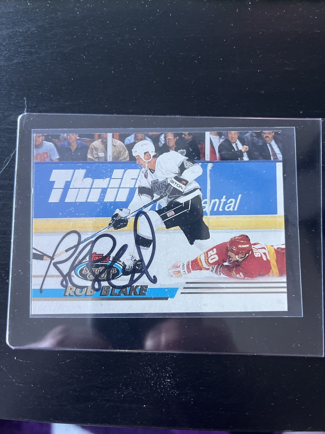 Rob Blake Autographed NHL Hockey Card
