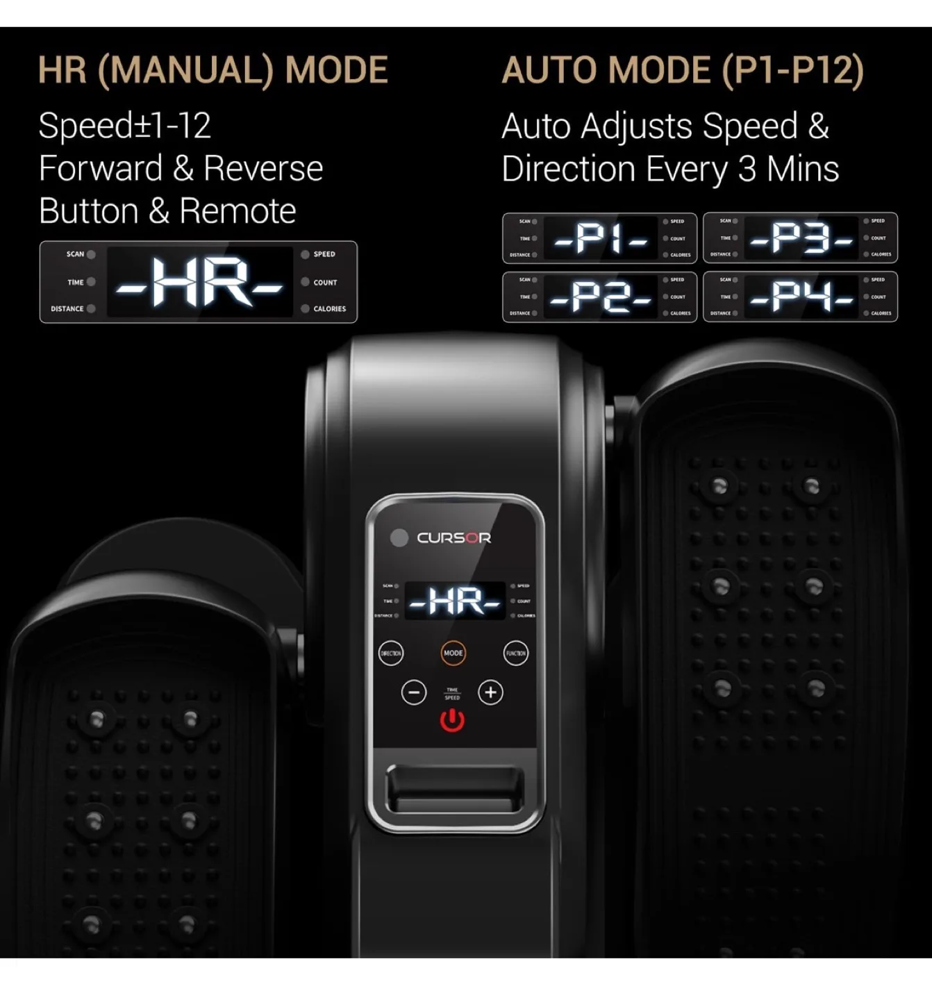 New box CURSOR Under Desk Elliptical Trainer image indicator(2)