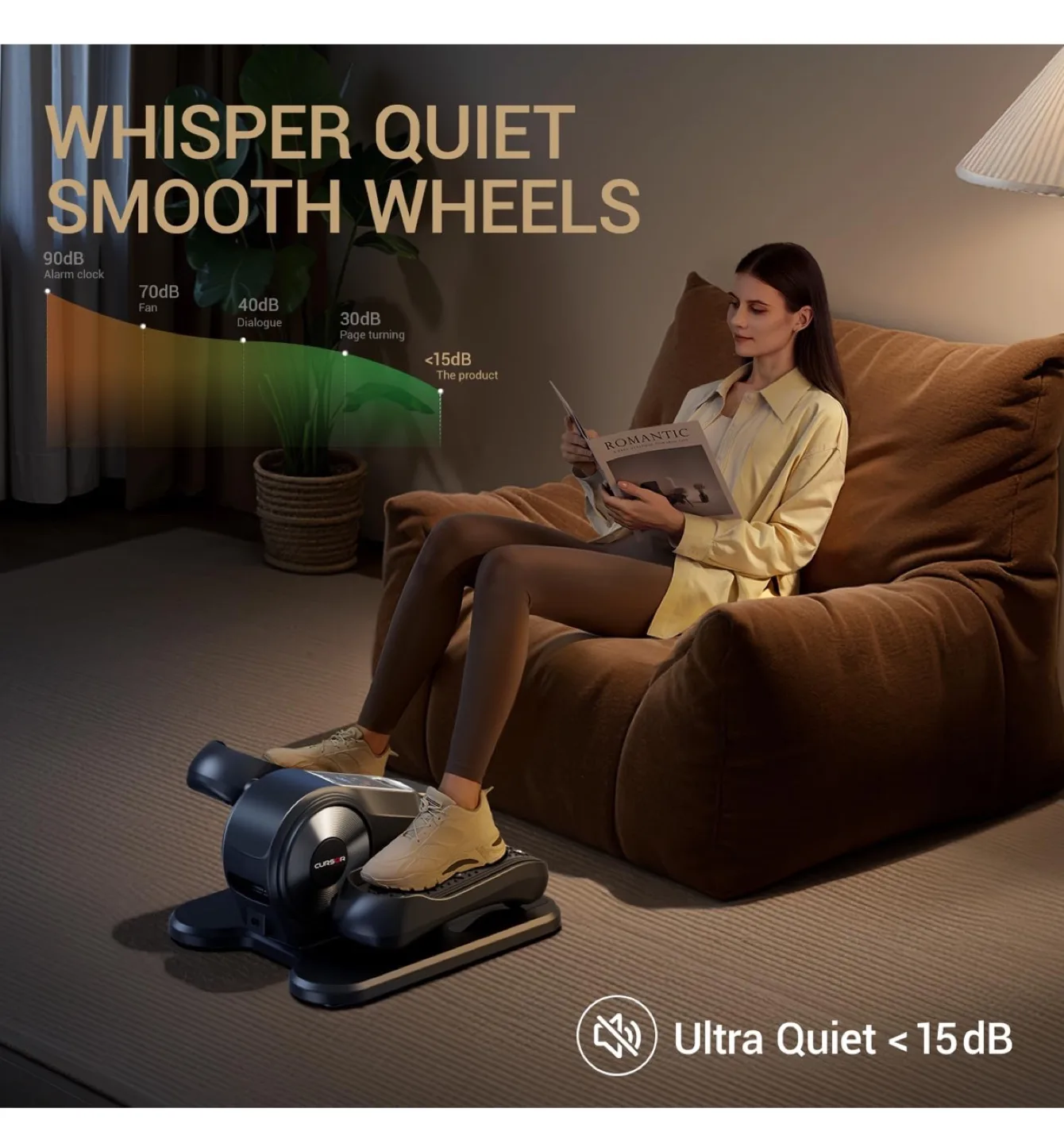 New box CURSOR Under Desk Elliptical Trainer image indicator(5)