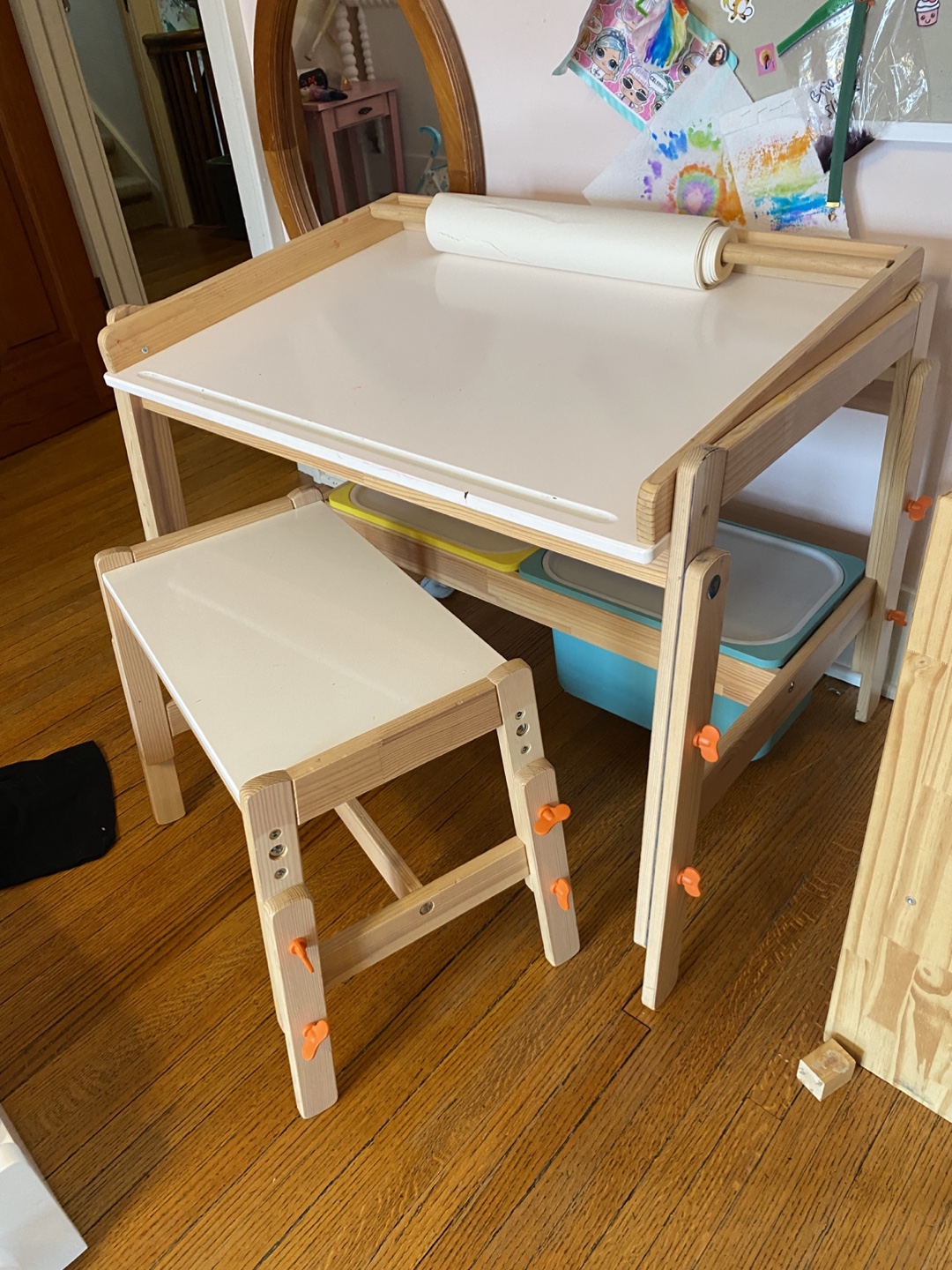 IKEA Children's Art Table and Chair Set