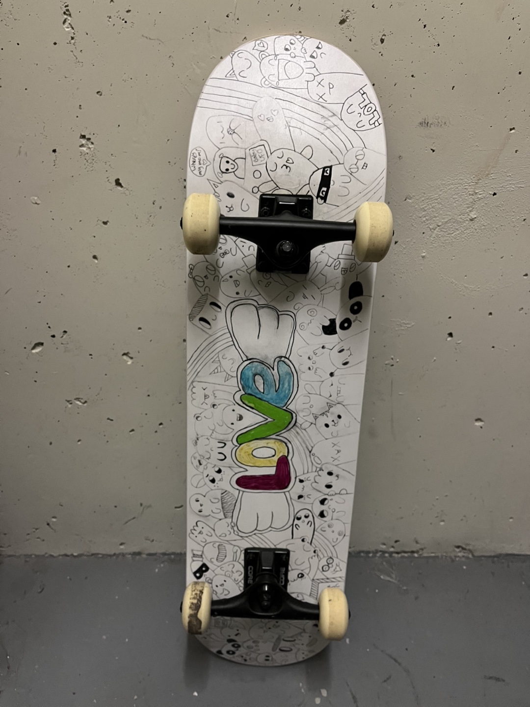 Custom Designed Skateboard - Doodle Art - photo 2