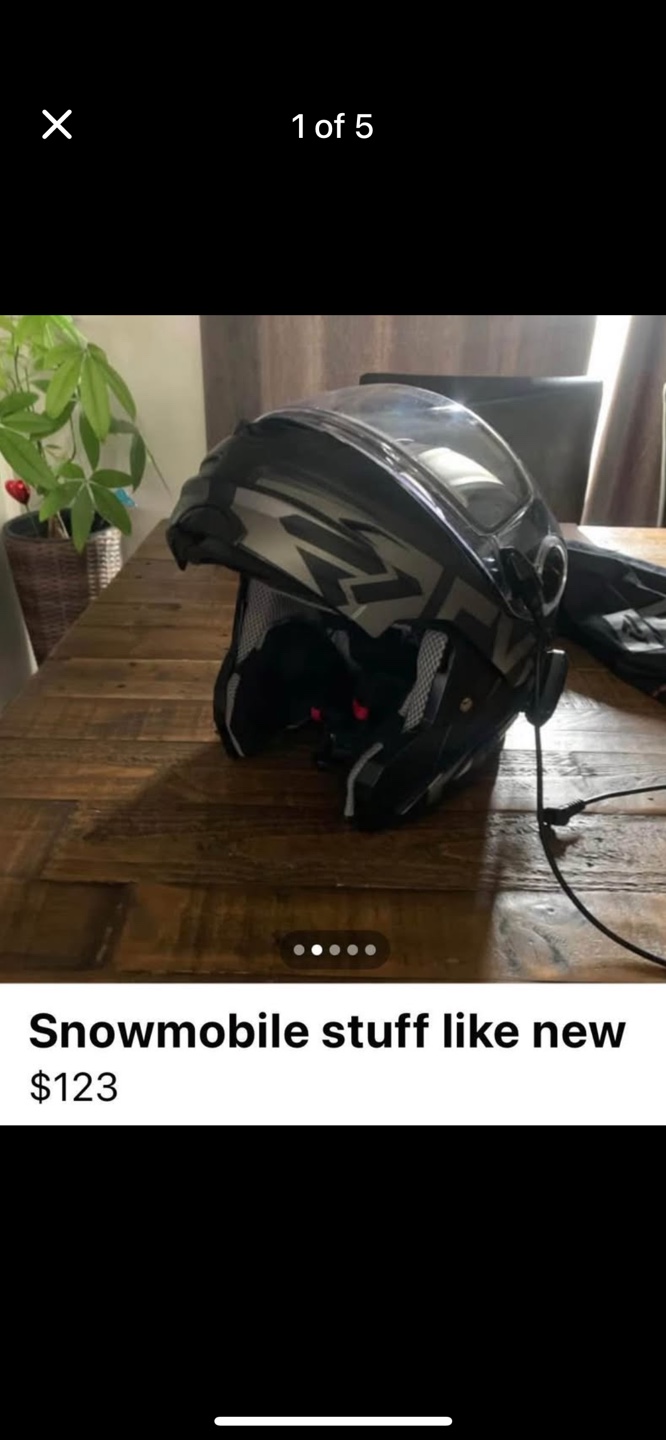 FXR Snowmobile Helmet XL - photo 2