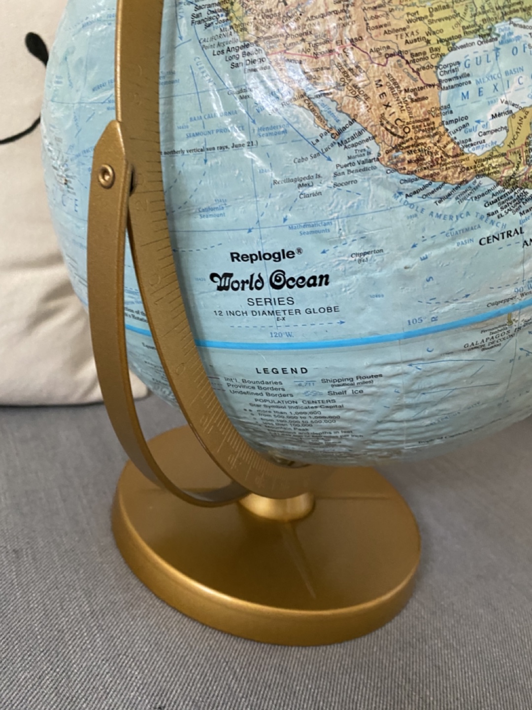 Vintage Replogle World Ocean 12-inch Globe - photo 2