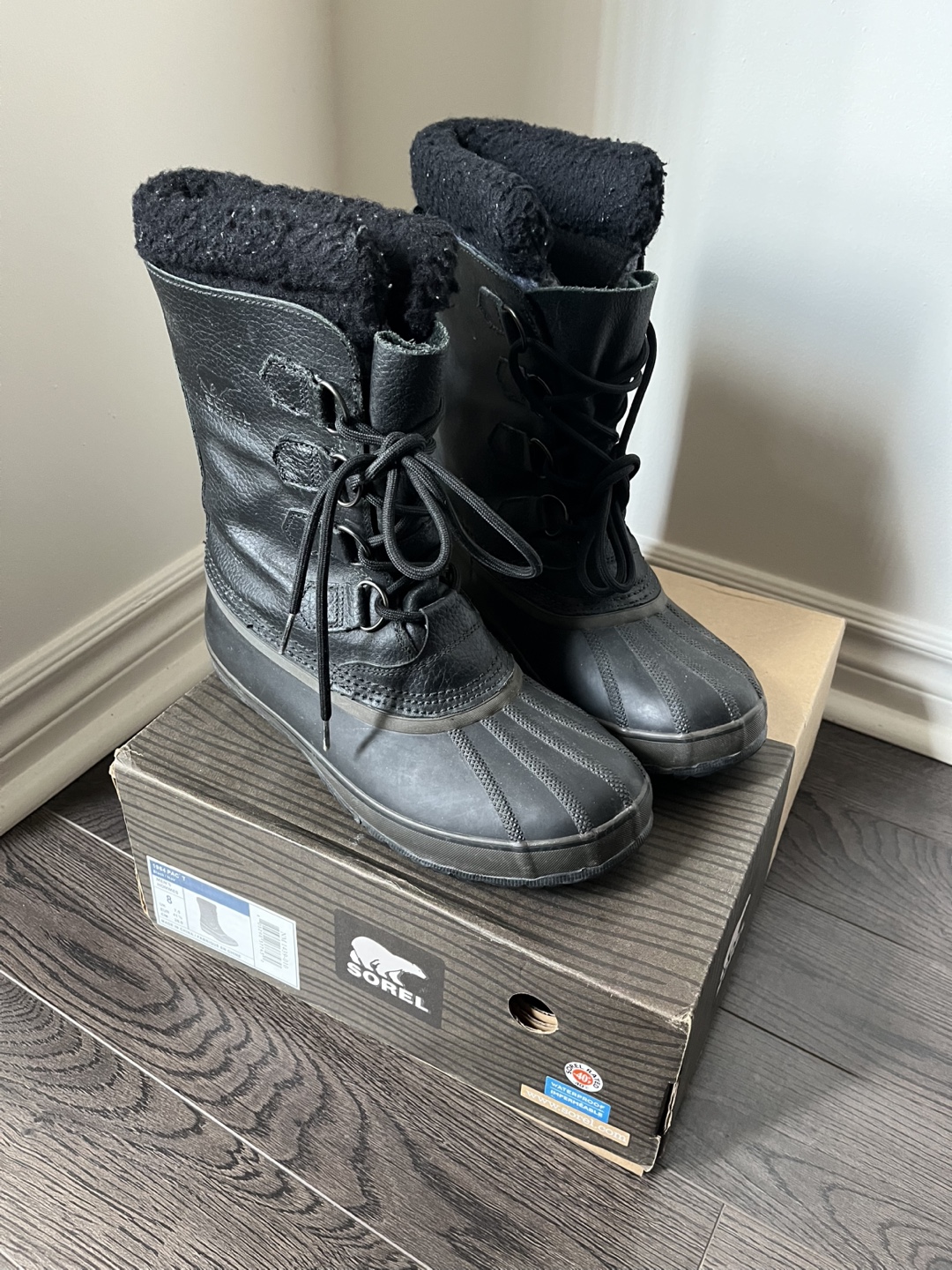 Sorel Men Black Leather Winter Boots - photo 2