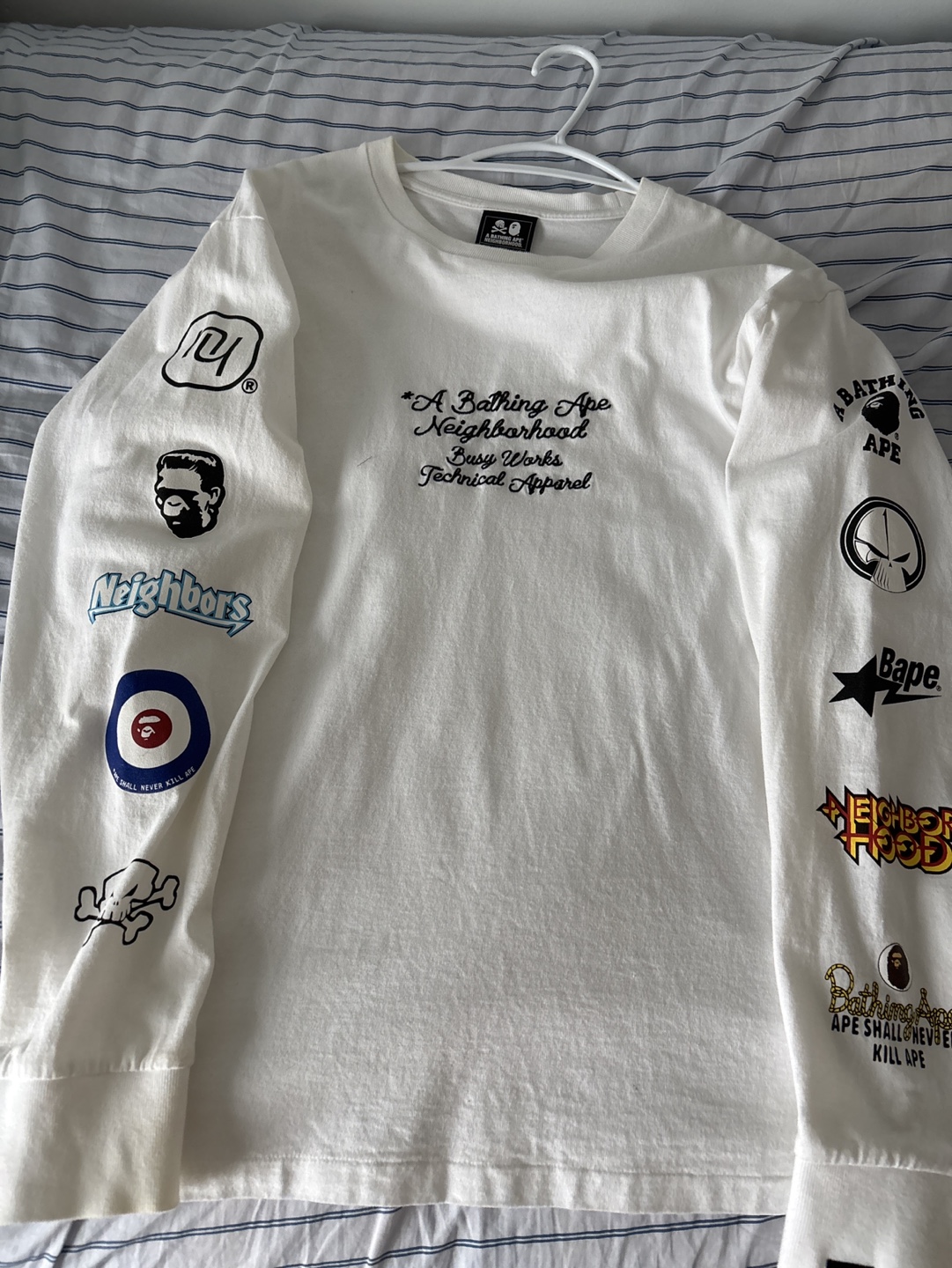 A Bathing Ape x Neighborhood Long Sleeve Shirt