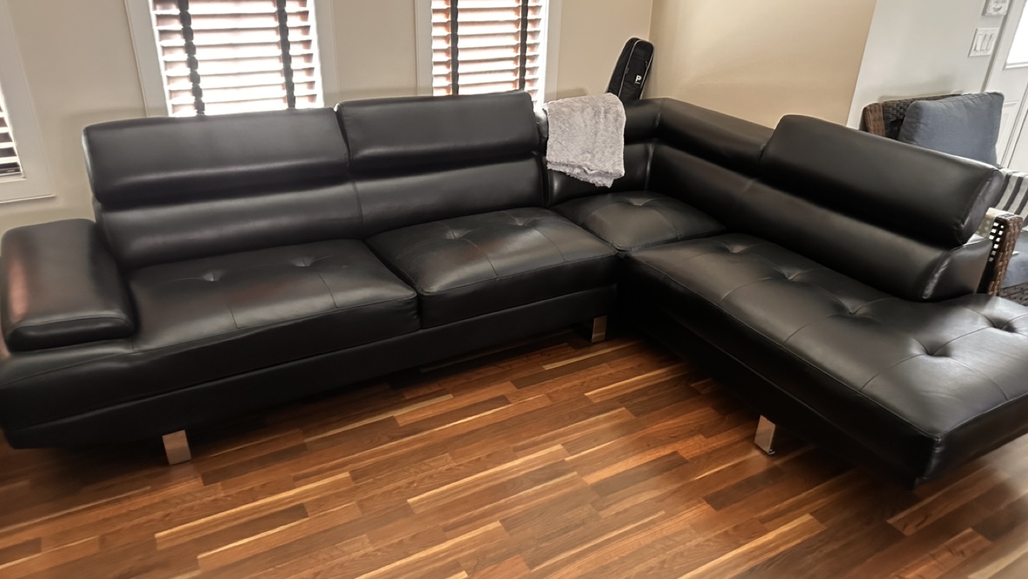 Element 2-Piece Right-Facing Faux Leather - photo 3