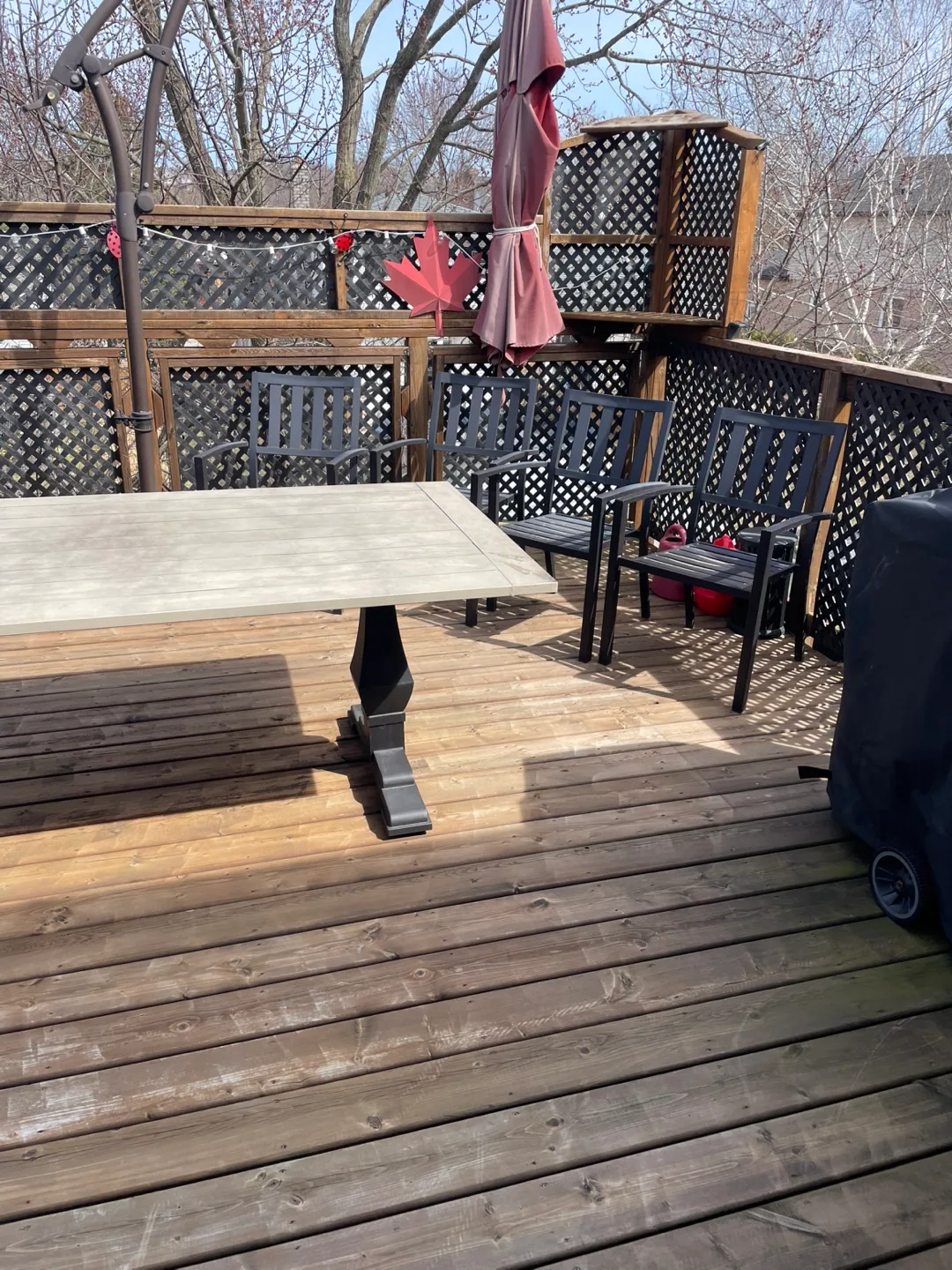 Outdoor Patio Table and Chairs Set image indicator(3)