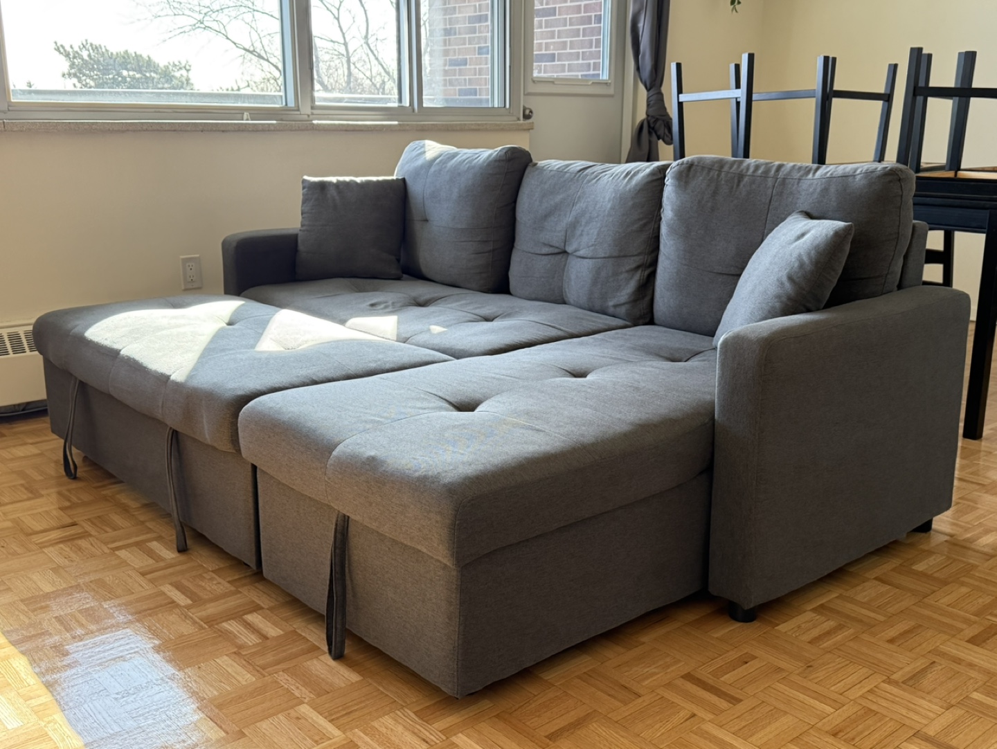 Grey Sectional Sofa Bed