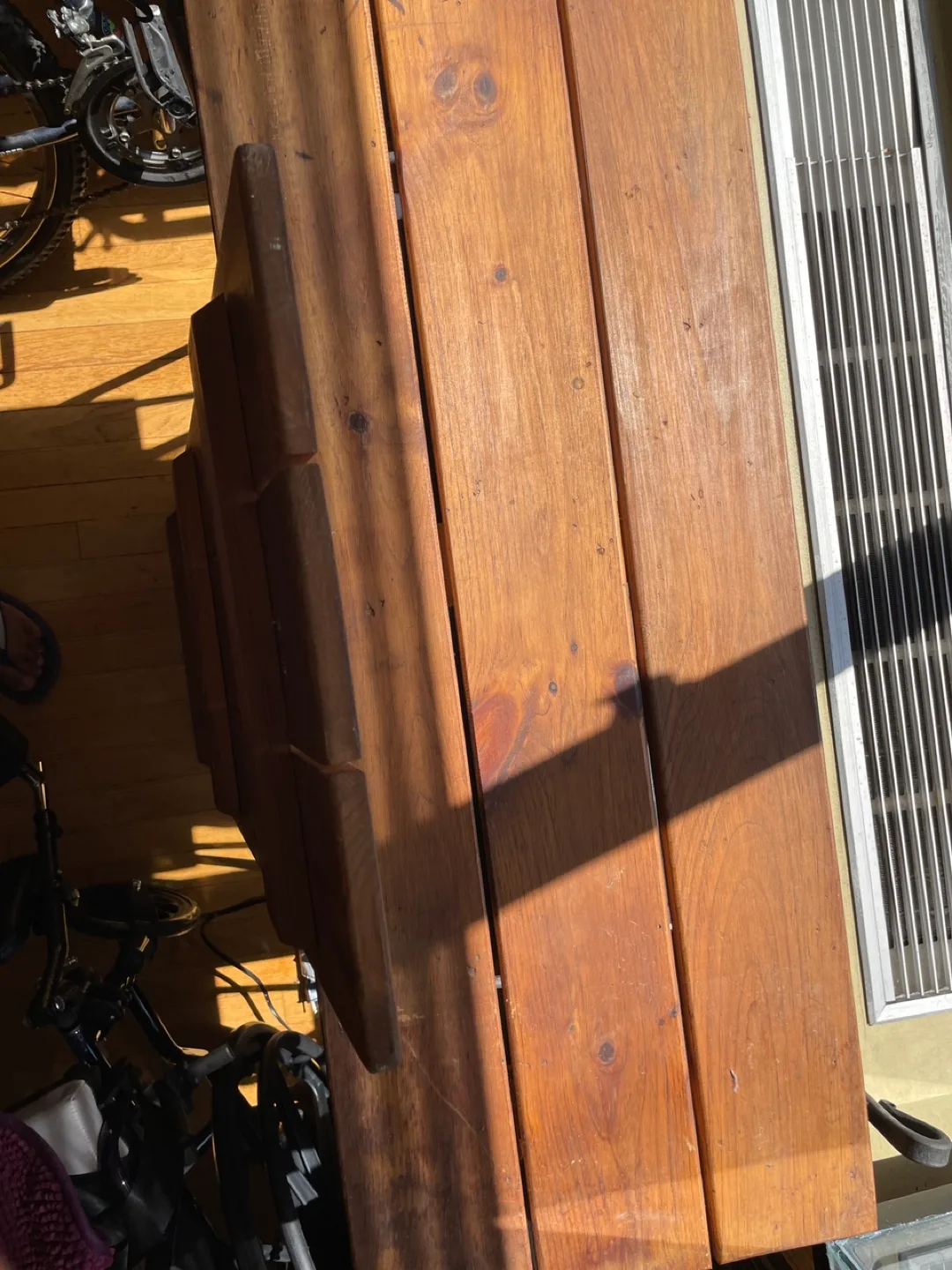 Industrial Rustic style Wooden and 2 tier.          .     Set image indicator(2)