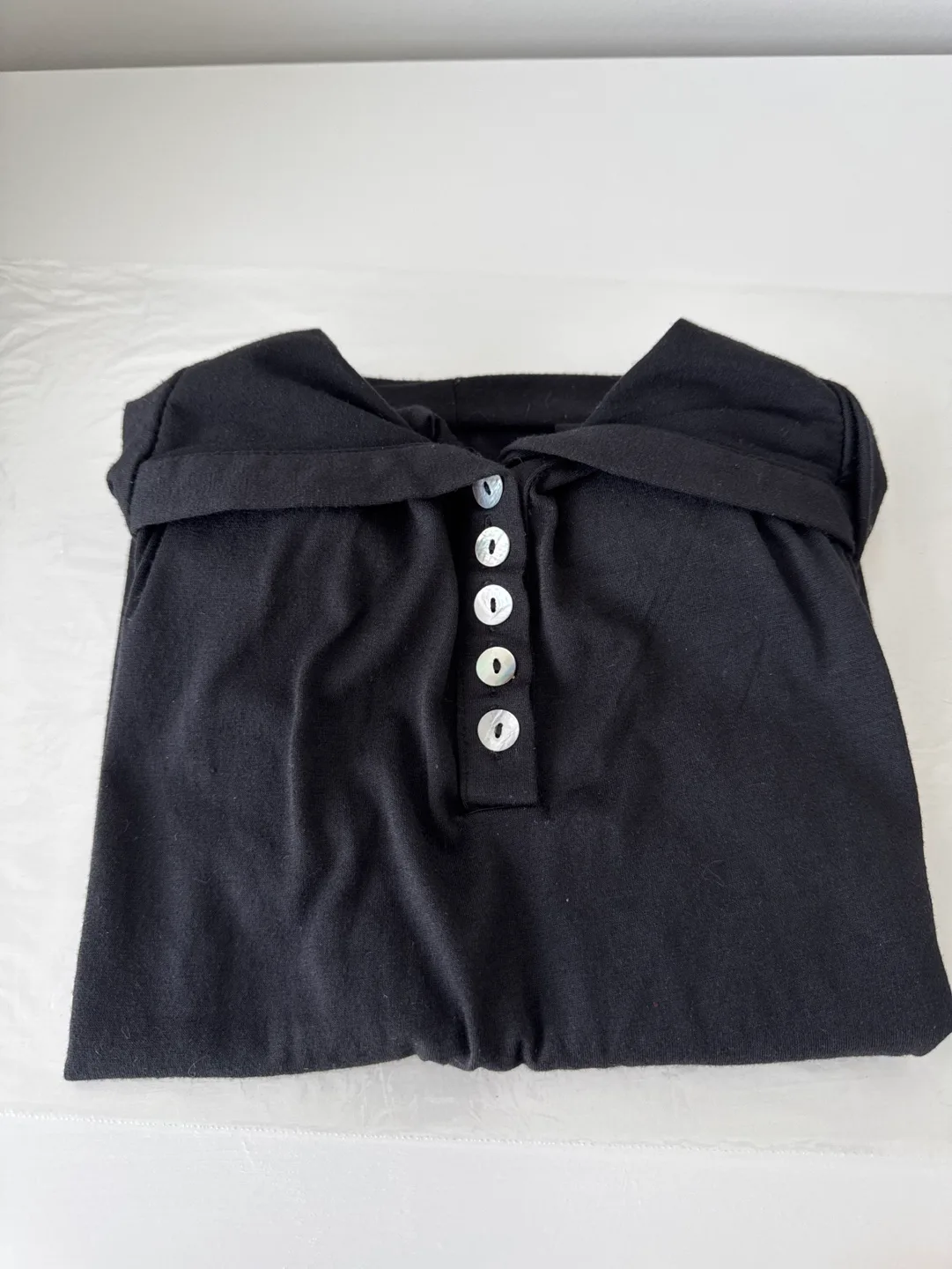 Black Button-Down halter Top image indicator(3)