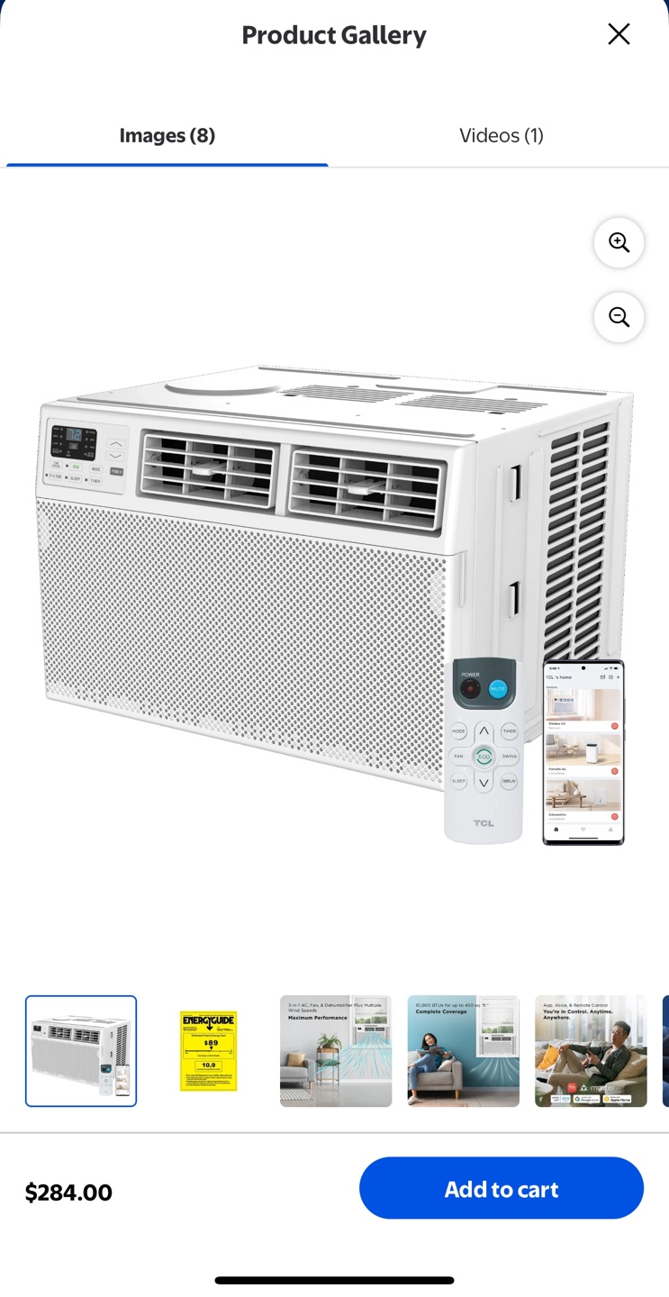 TCL 10,000 BTU Window Air Conditioner