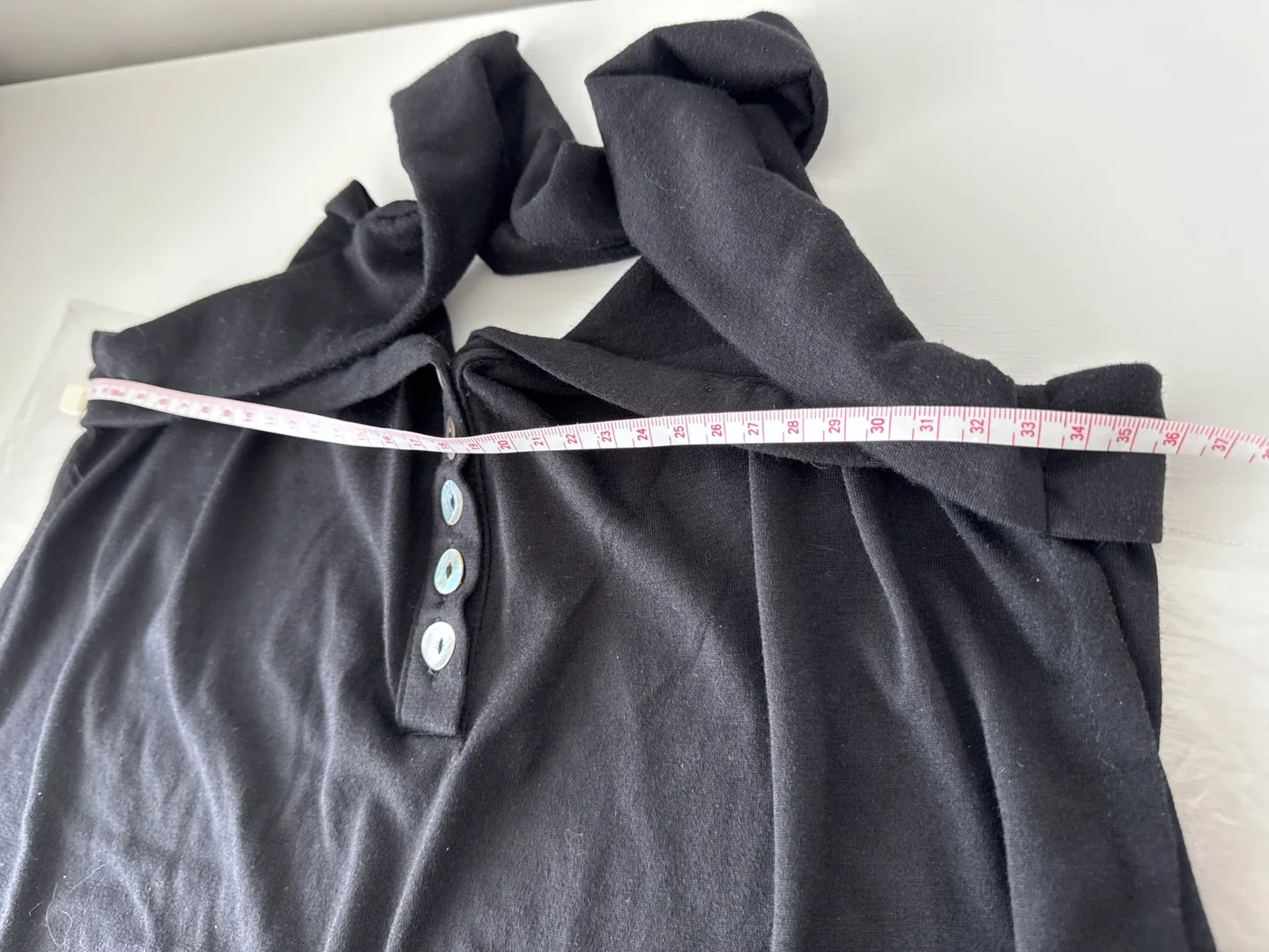 Black Button-Down halter Top image indicator(2)