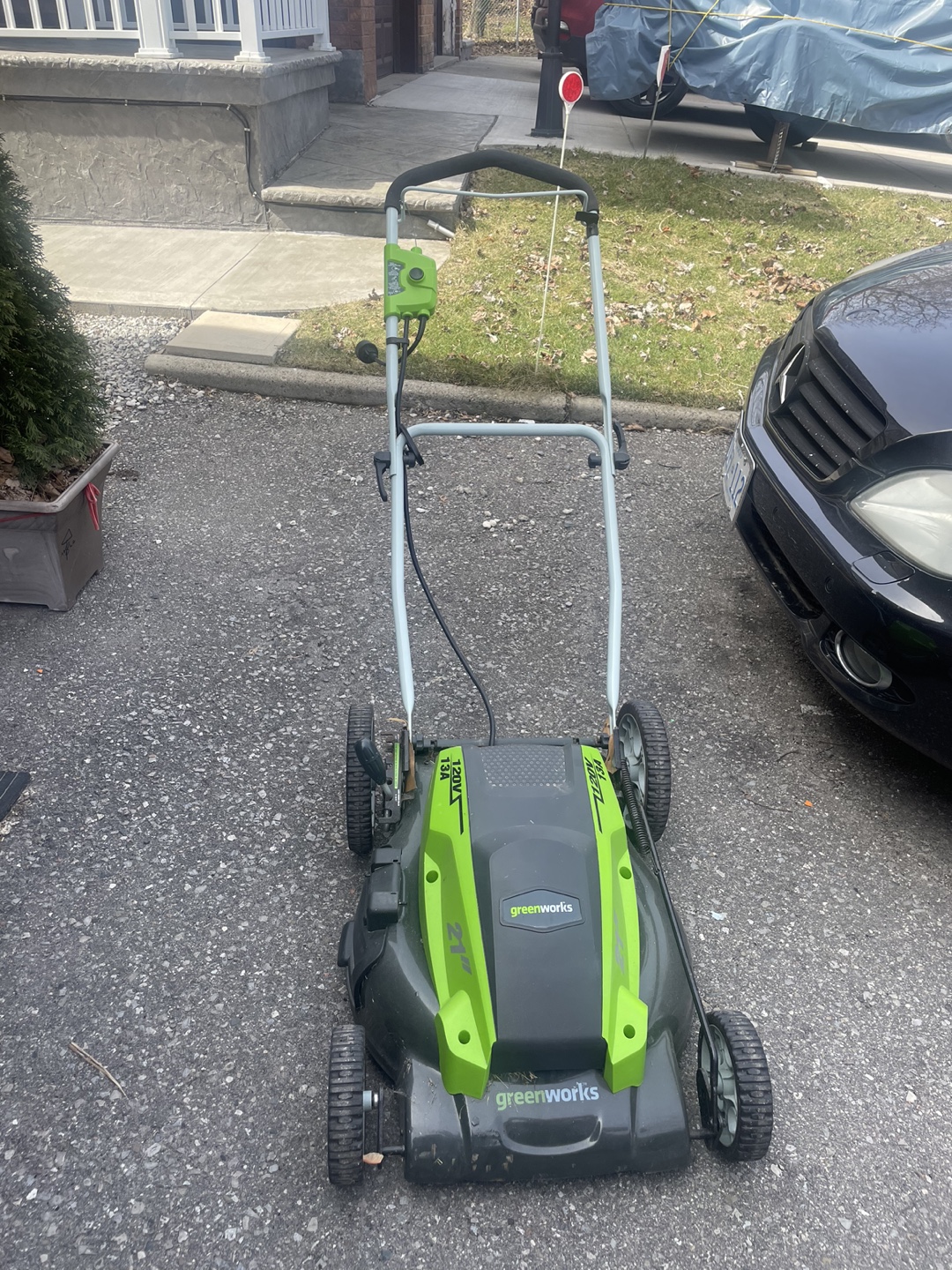 Greenworks 13 Amp 120V Corded Lawn Mower - photo 3