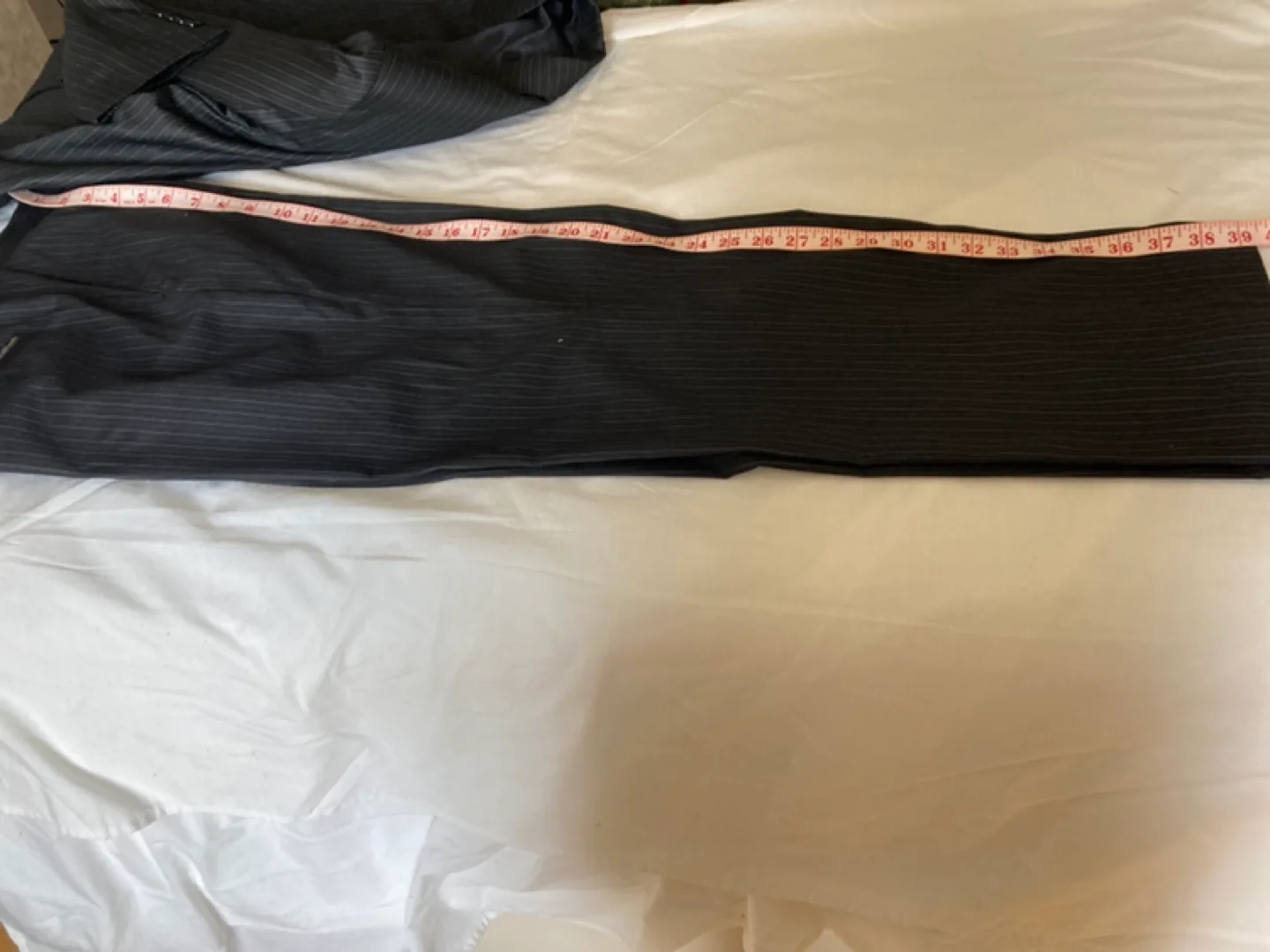 Men's Gazebo Collection Size 38 Dark Grey Pinstripe Suit image indicator(4)