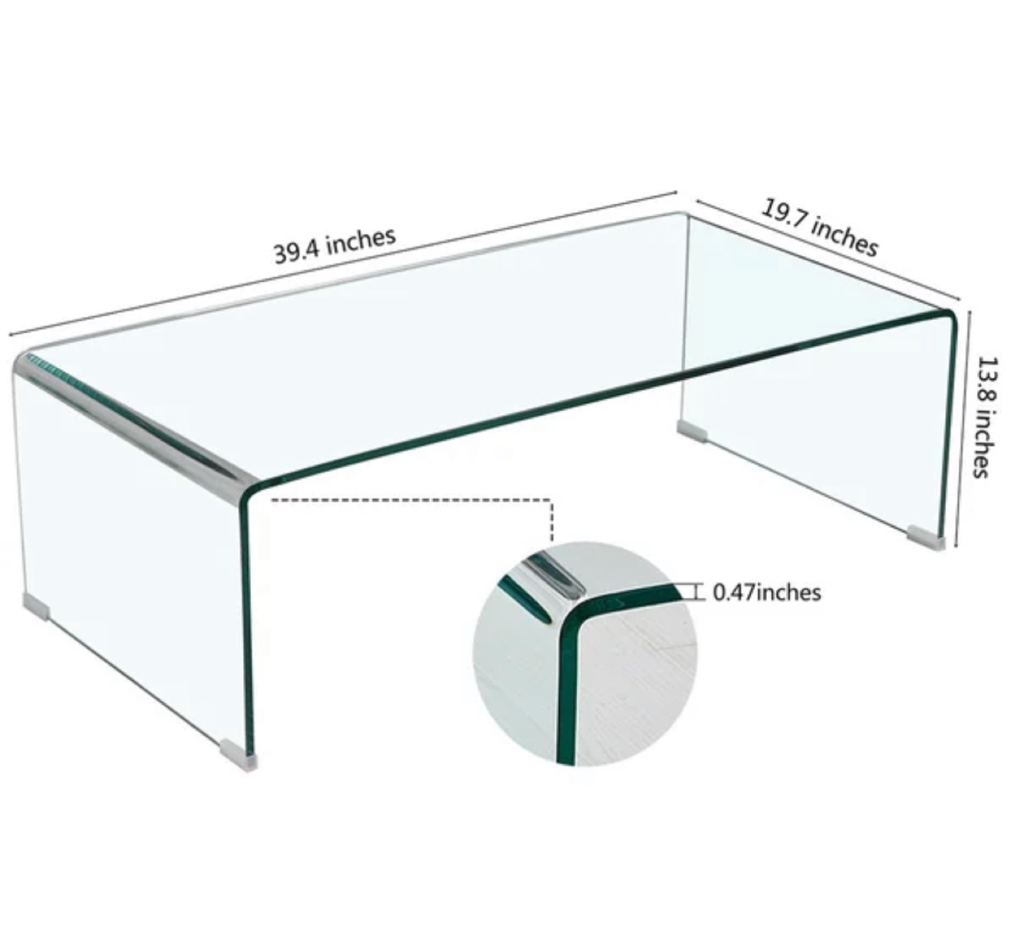 Modern Glass Coffee Table - photo 3