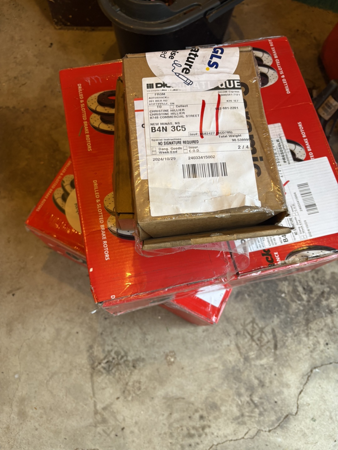 New AutoShack Premium Performance Drilled & Slotted Brake Rotors - photo 2