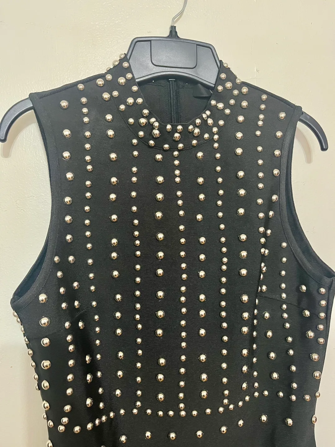 Missguided Black Studded Bodysuit Size M image indicator(3)