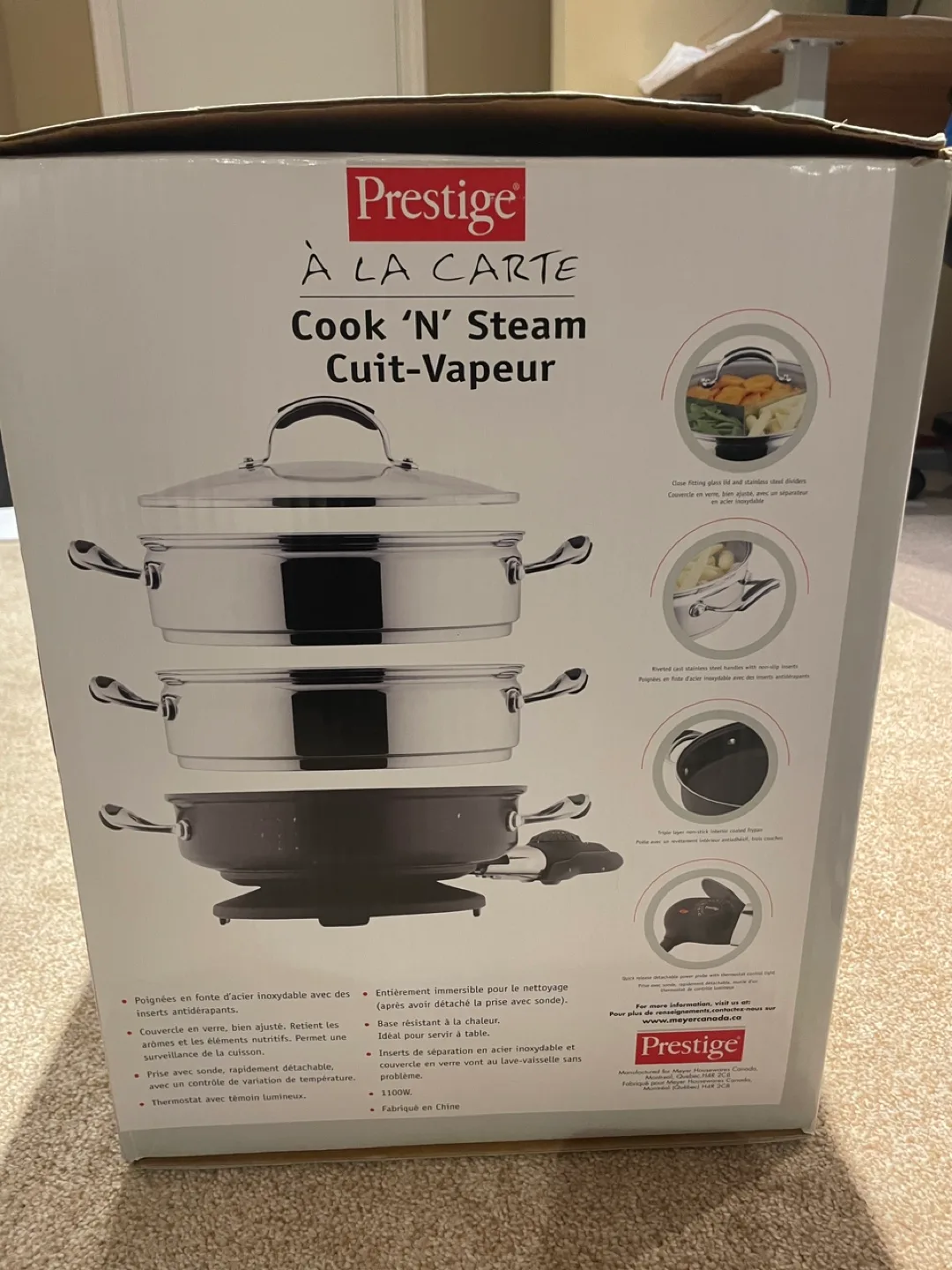 Prestige À La Carte Cook 'N' Steam image indicator(2)