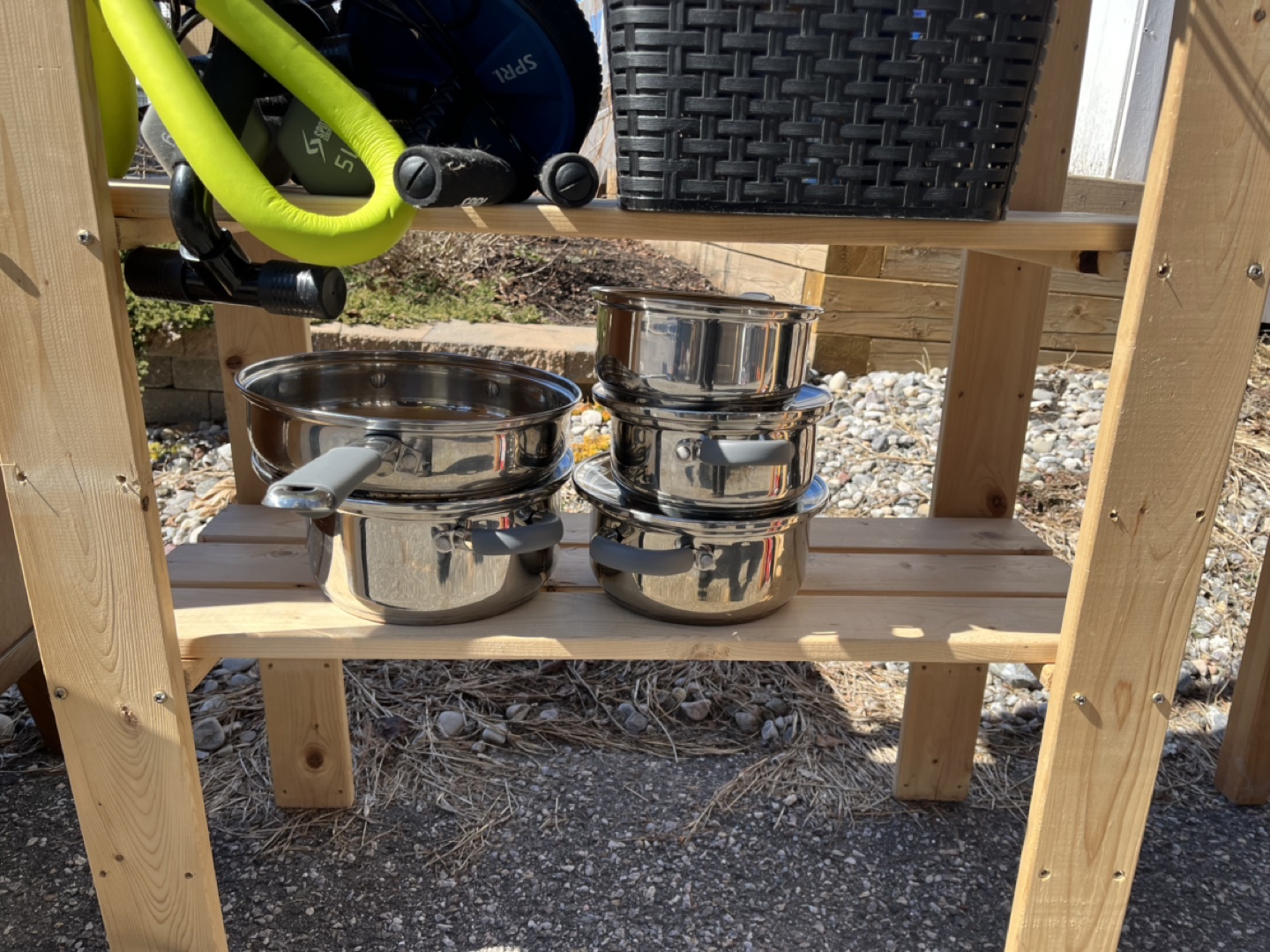 Stainless Steel Stackable Pots and Pans