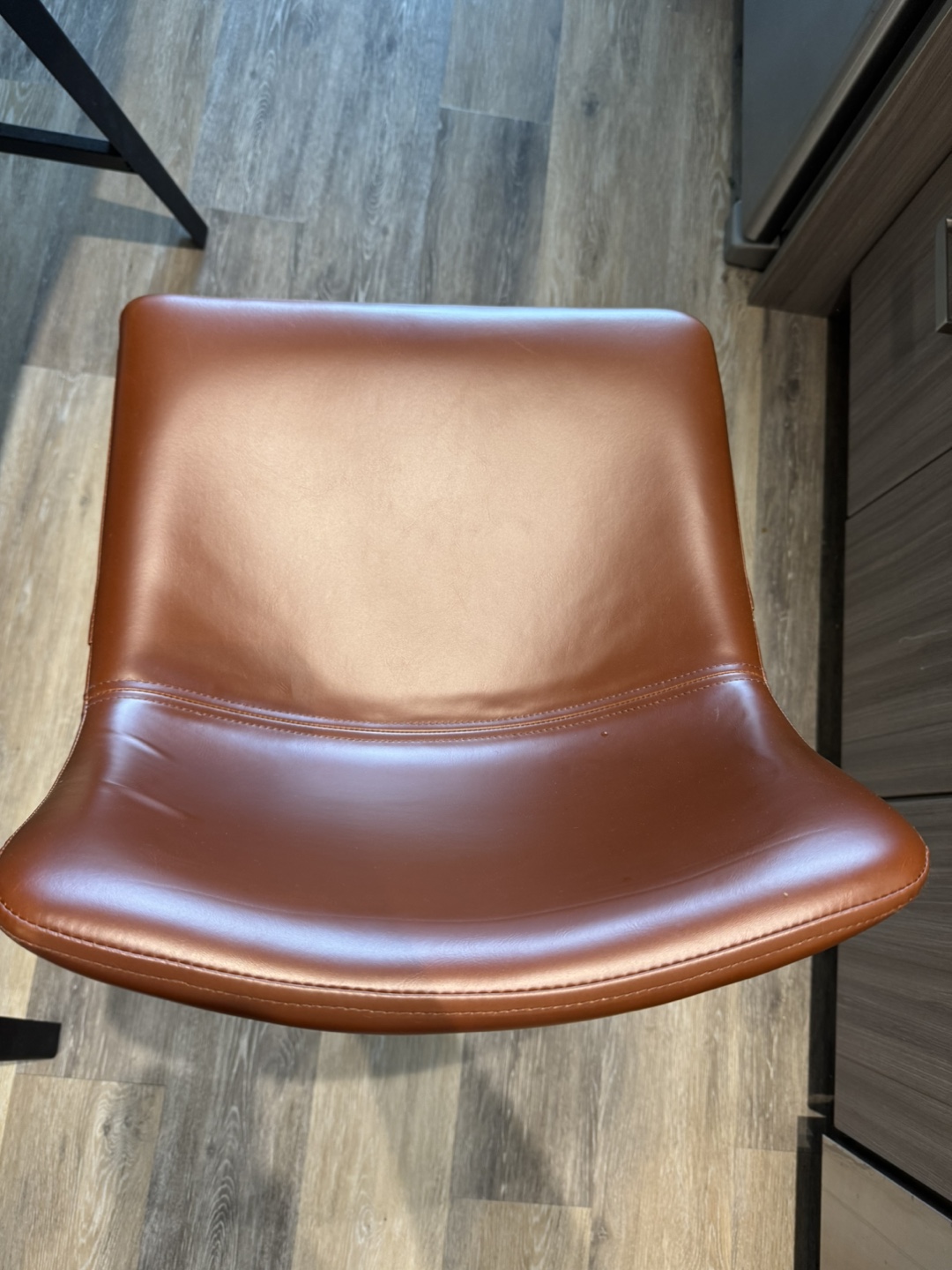 Hayden Counter Stool with Backrest - photo 3