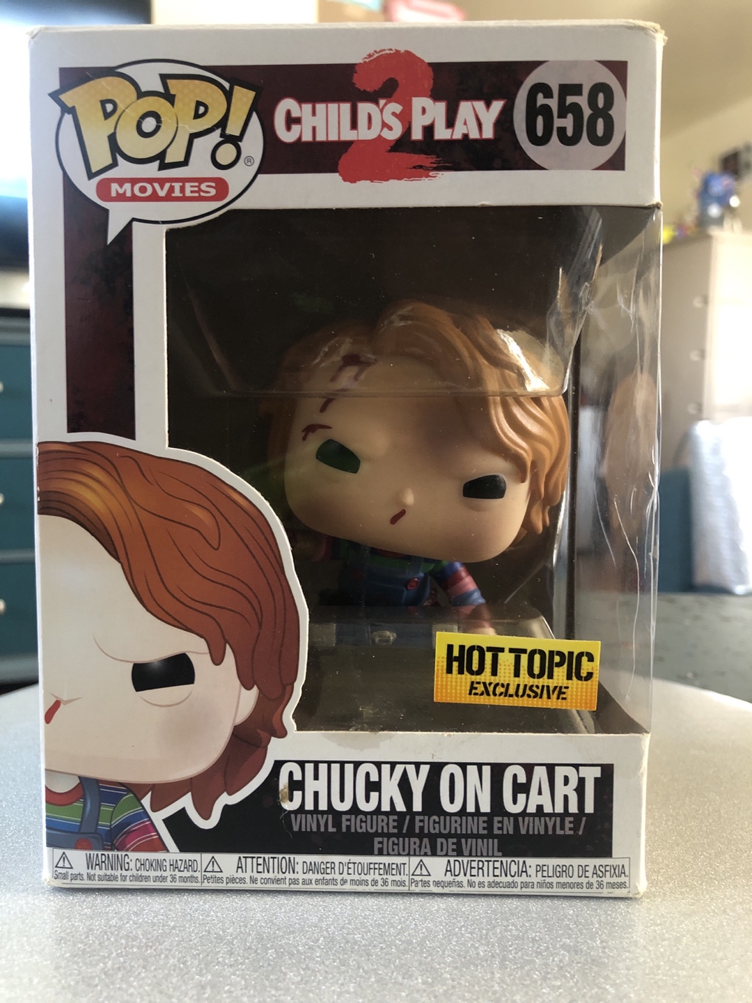 Child’s Play 2 Chucky on cart