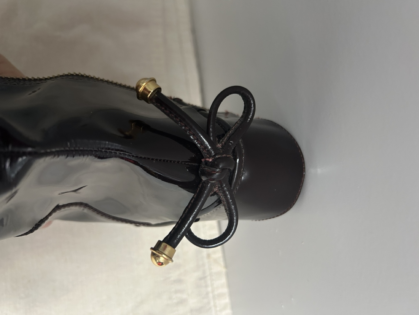 Elie Tahari Brown Patent Leather Ankle Boots - photo 4