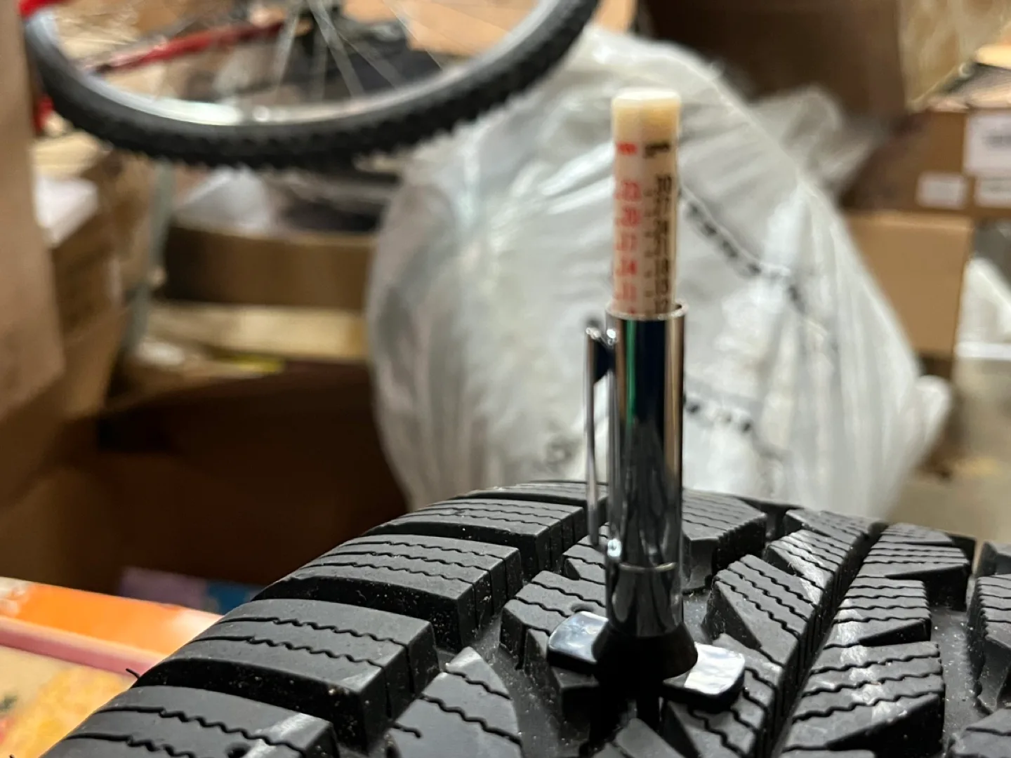 225-65-R17 Firestone winter tires with rims image indicator(2)