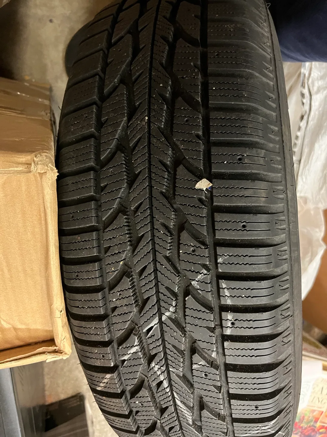 225-65-R17 Firestone winter tires with rims image indicator(9)